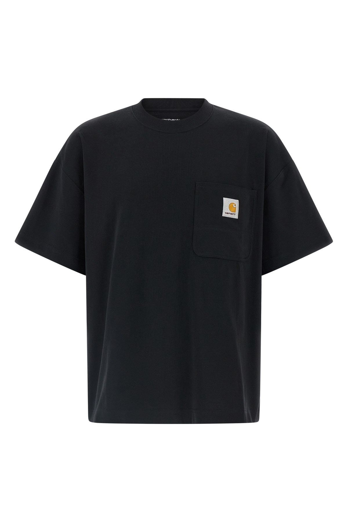 Carhartt Wip Short Sleeves Work Pocket T-shirt In Black
