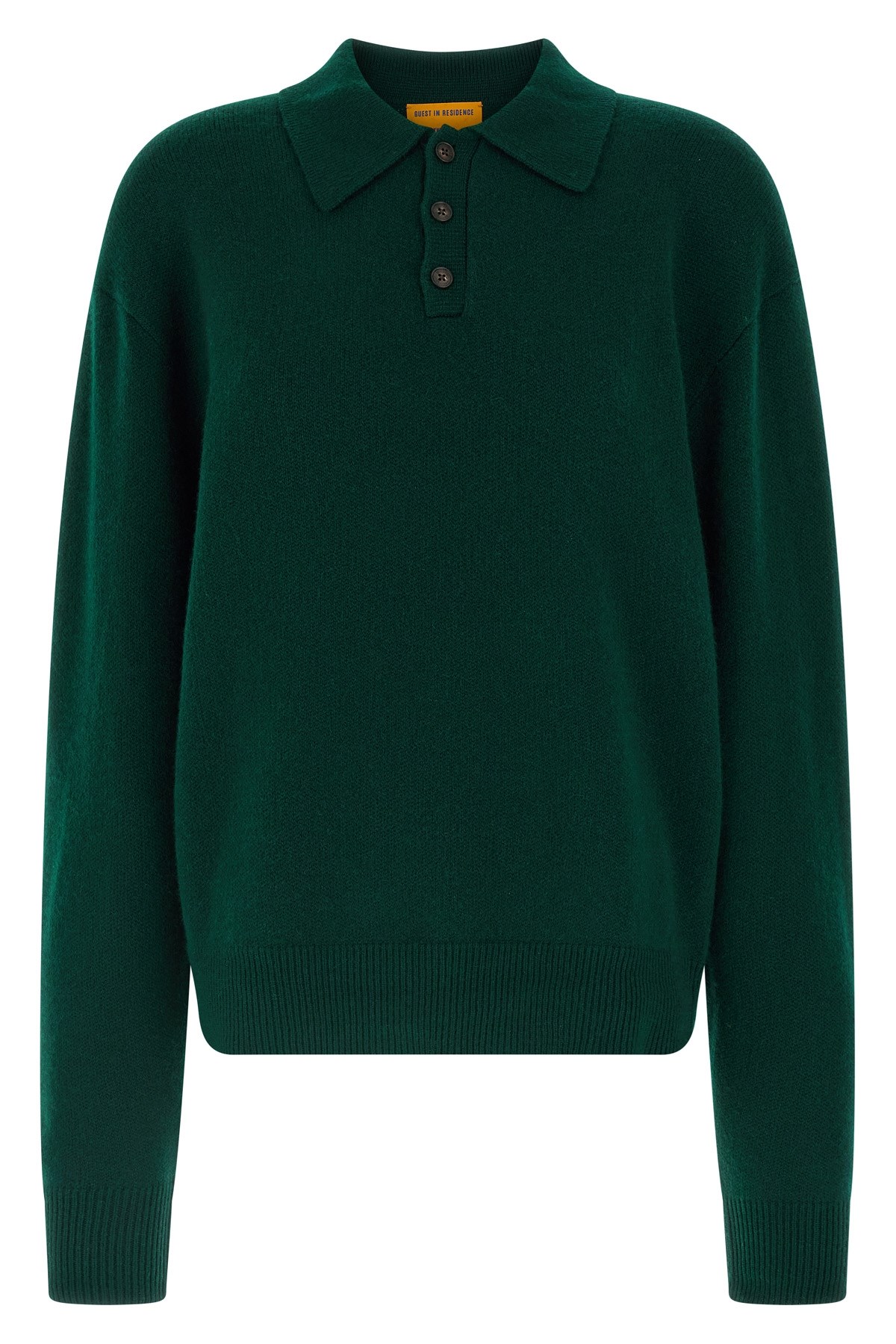 Guest In Residence Allday Ribbed-sleeve Sweater In Green