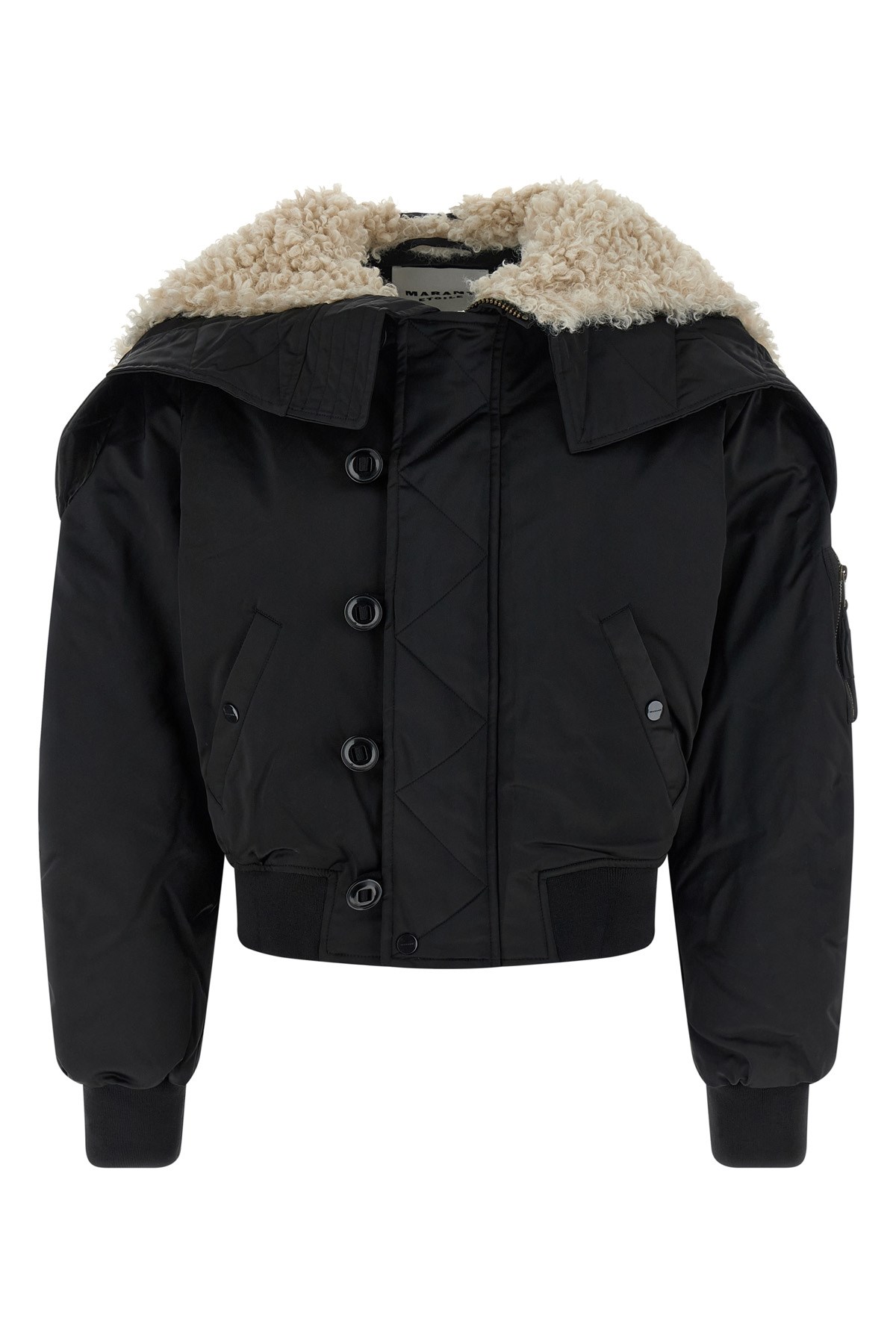 Isabel Marant Étoile Elisa Puffer Jackets Black In Black