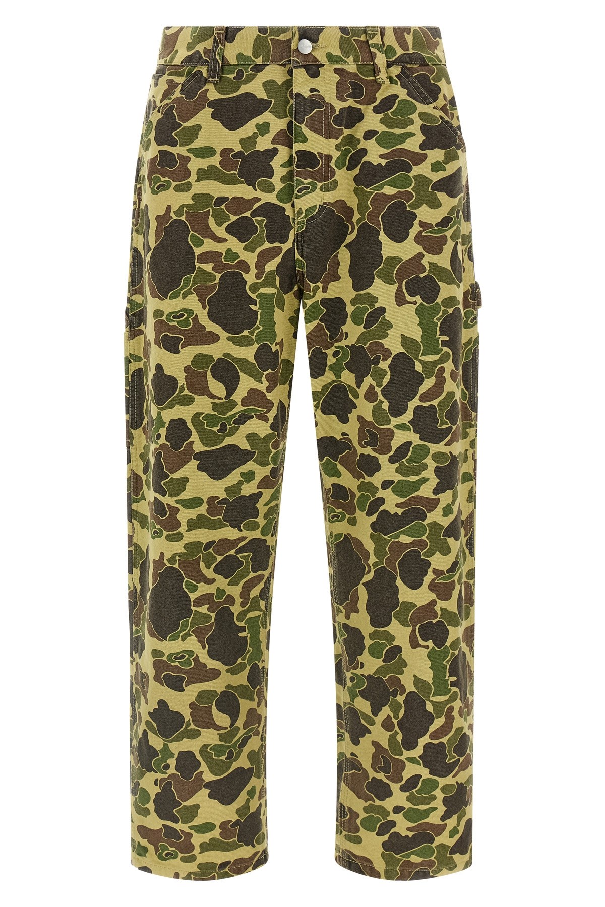 Carhartt Camo Duck Single Knee Pants In Black