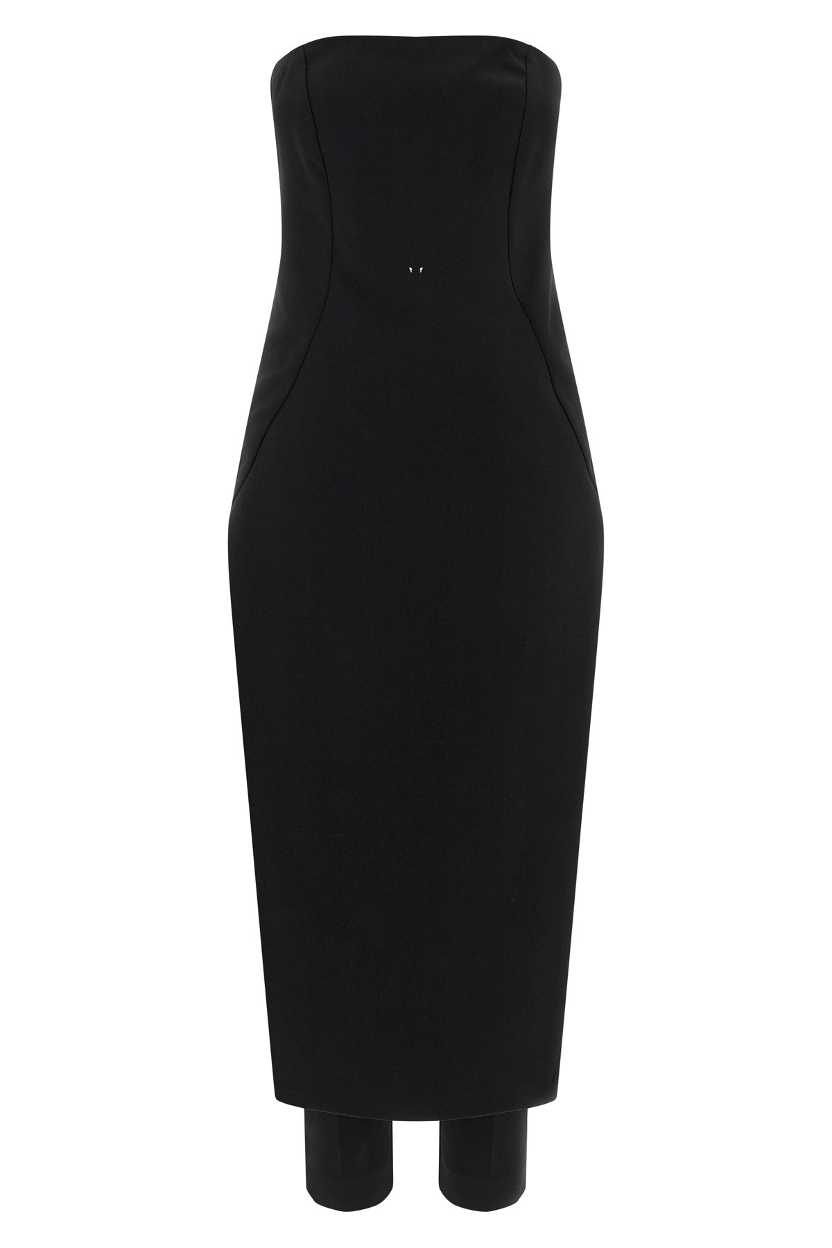 Pinko Jumpsuit With Skirt-effect Front In Black