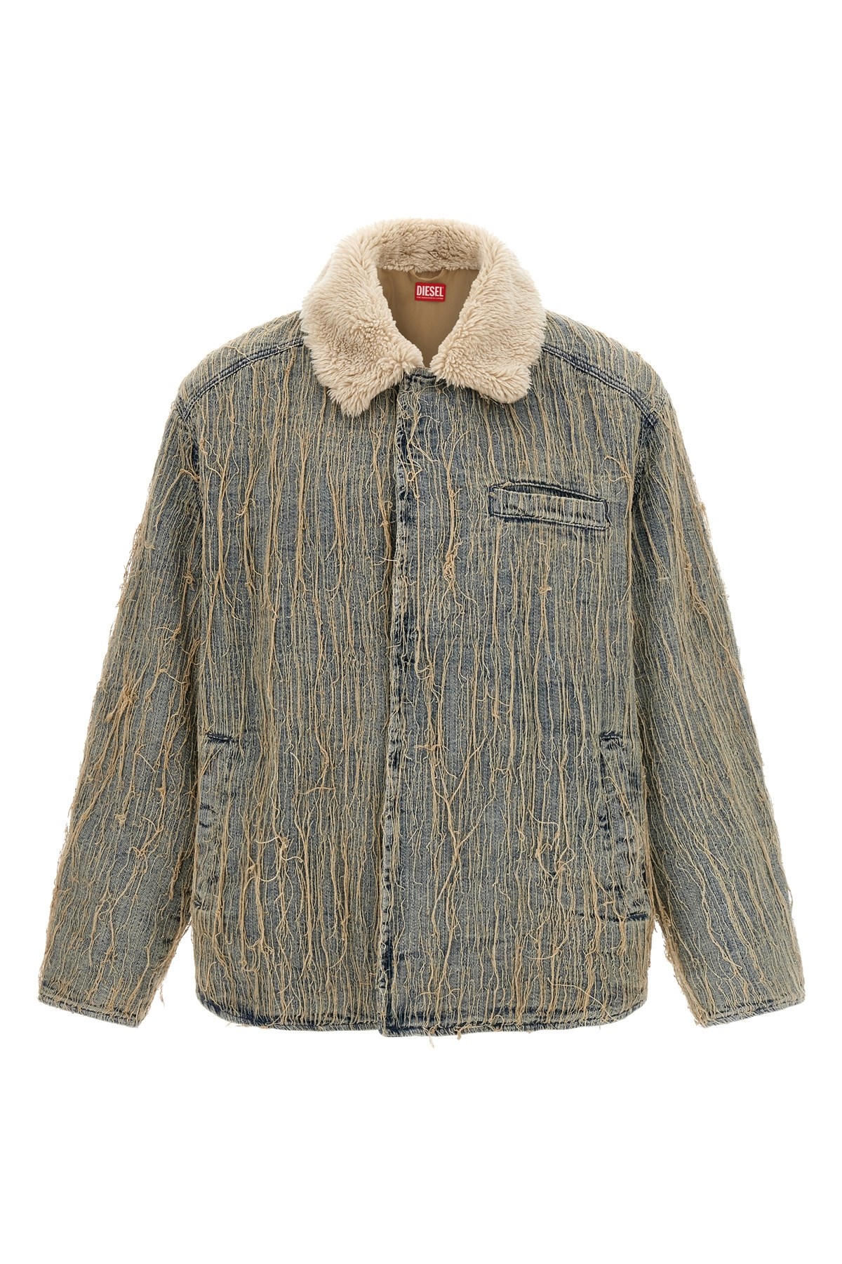 Diesel D-ivar-s Puffer Jackets Light Blue In Green