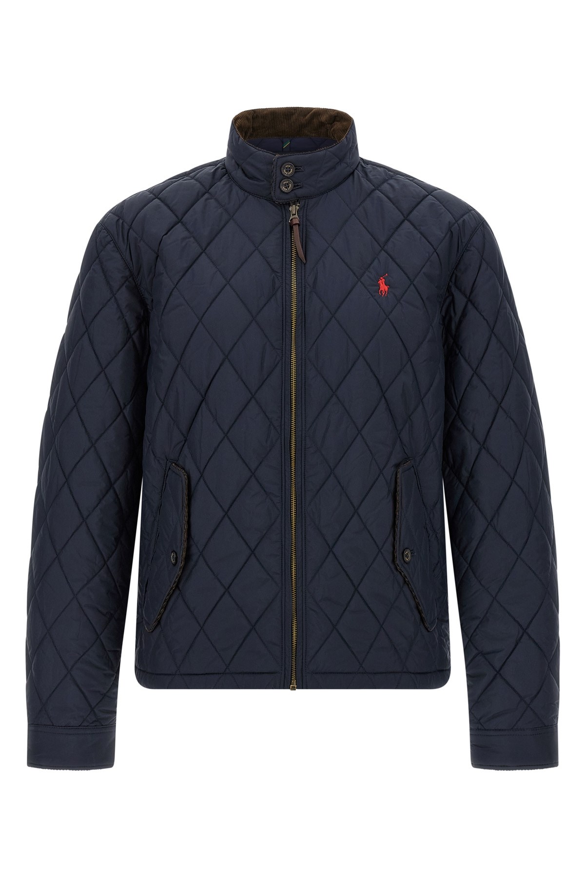 Polo Ralph Lauren Logo Embroidery Jacket Puffer Jackets Blue In Blue