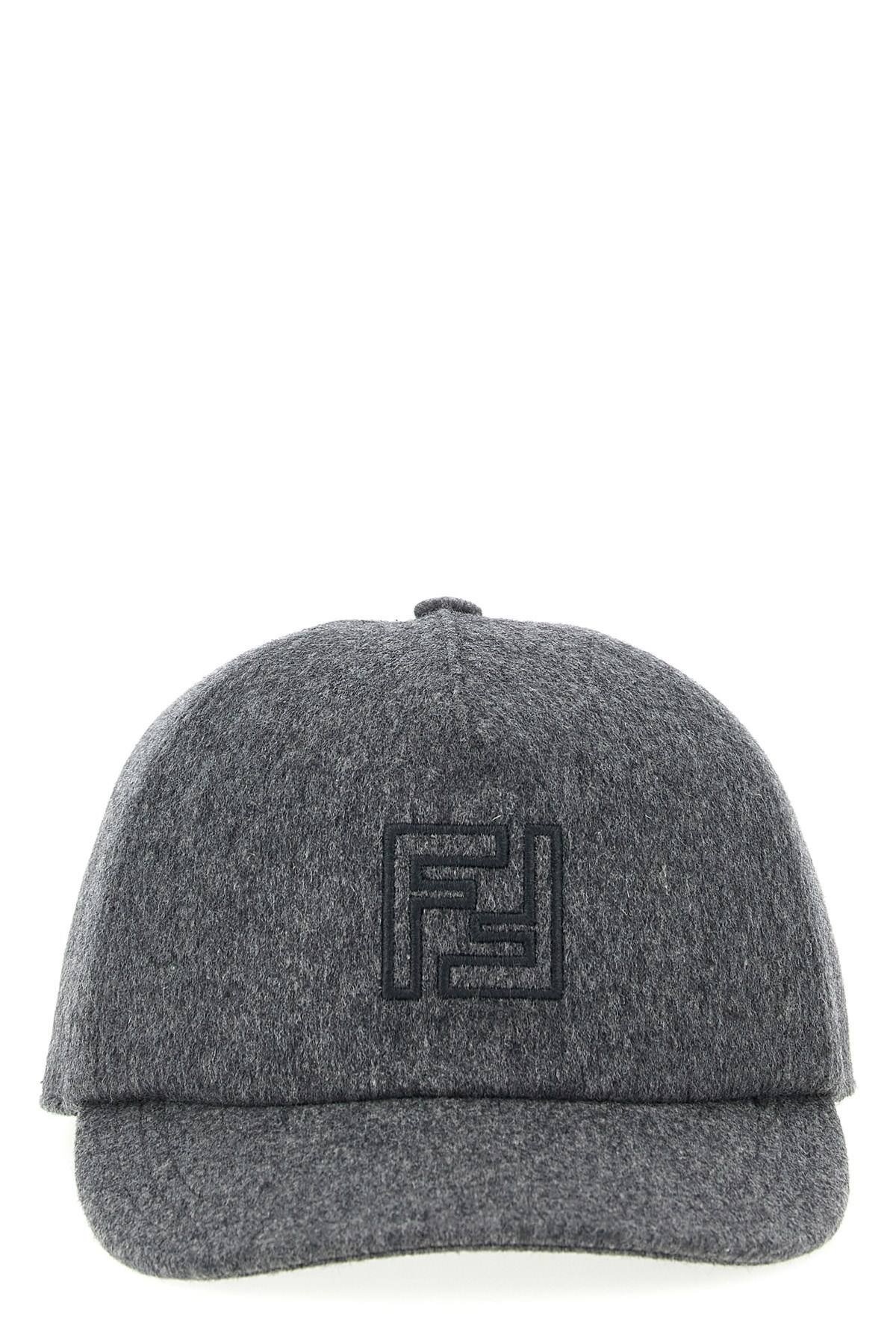 Fendi Wool And Cashmere Hat Hats Gray In Gray