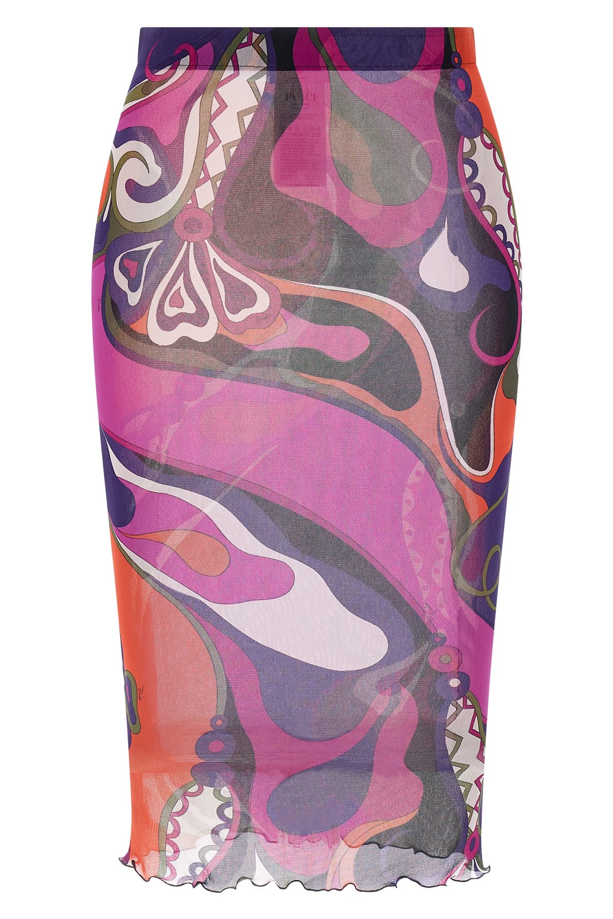 Pucci Tulle Skirt Skirts Multicolor In Multi