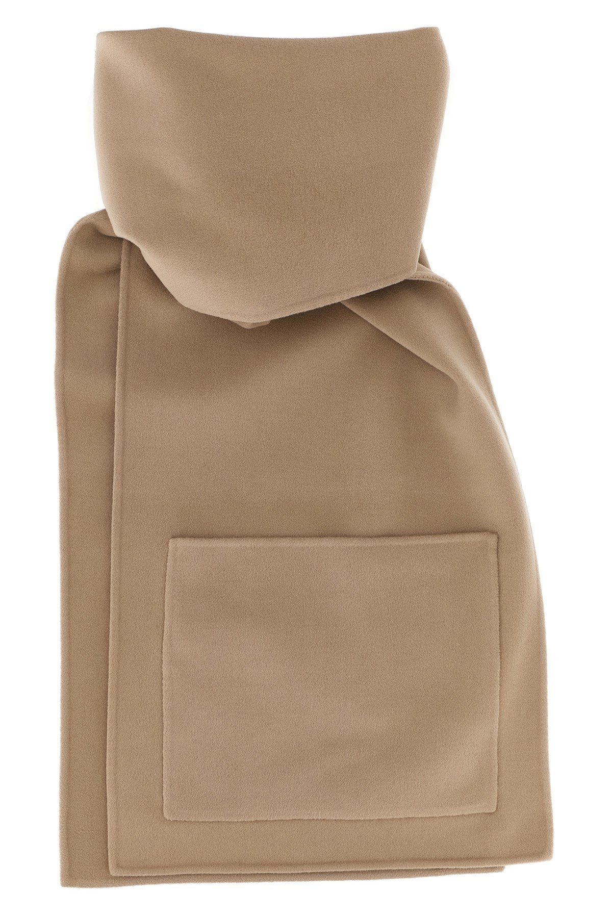 Alberta Ferretti Double Cloth Scarf Scarves And Foulards Beige In Brown