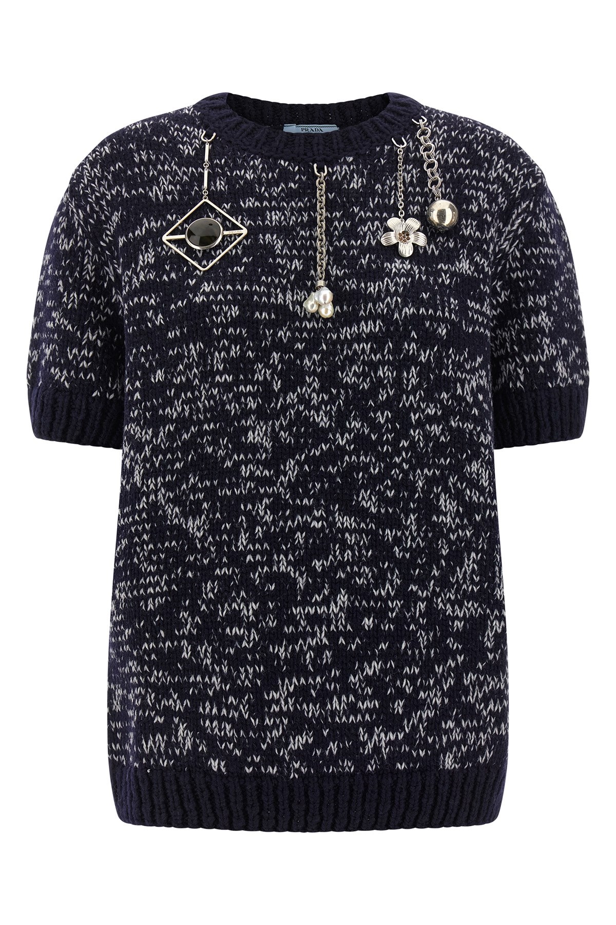 Prada Pendant Sweater In Multi