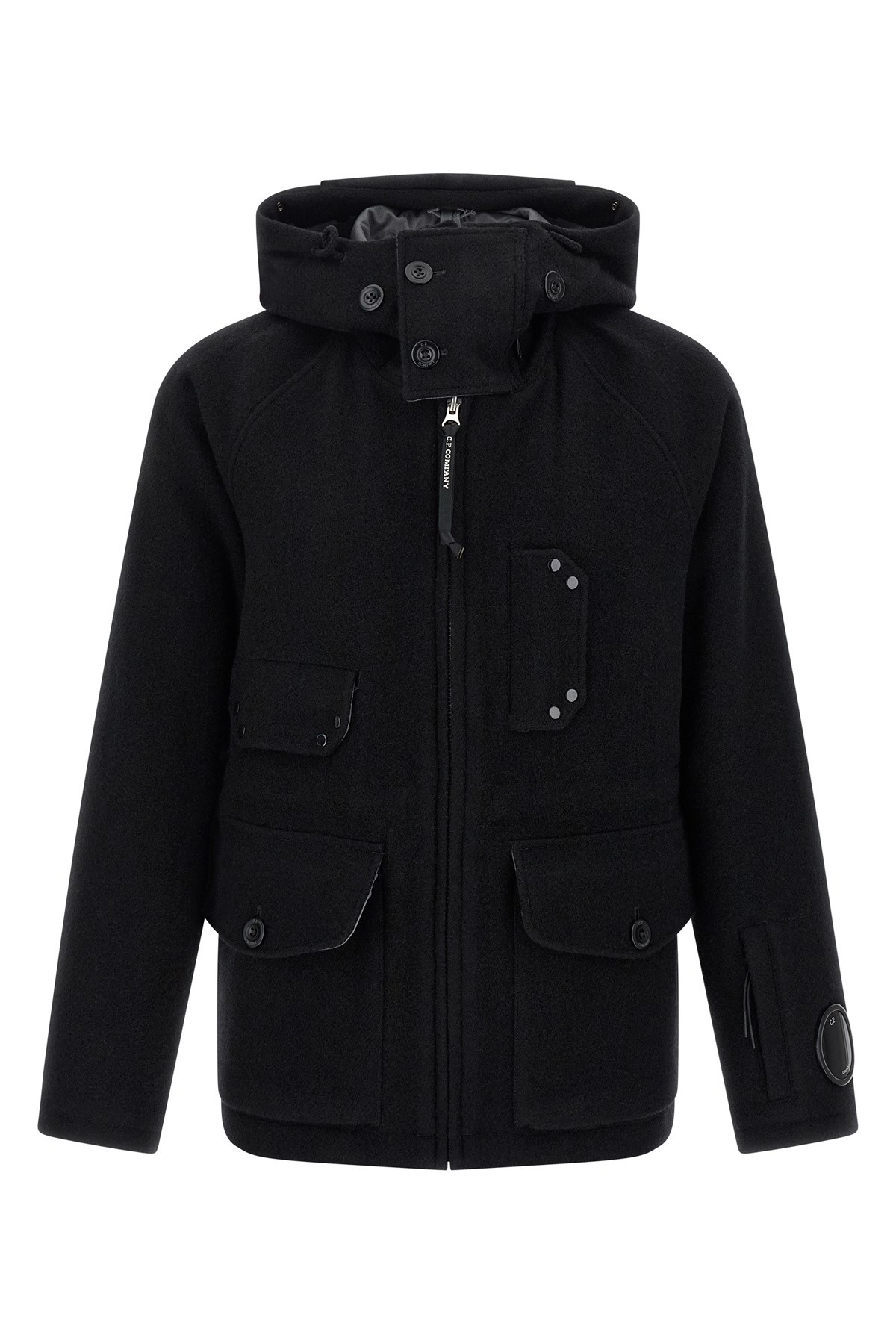 C.p. Company C. P. Company Wool Jacket In Black