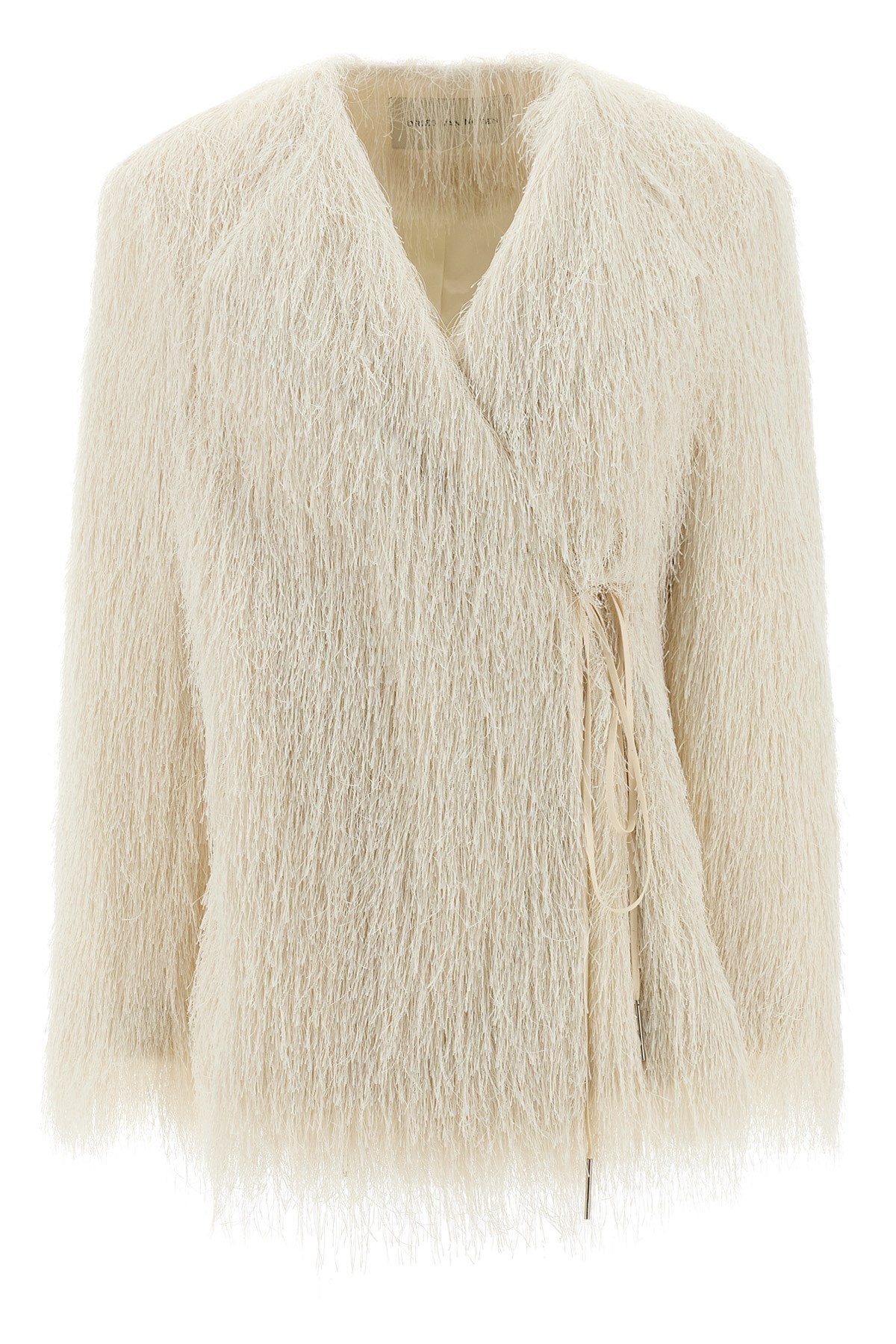 Dries Van Noten Rivla Coat In Neutral