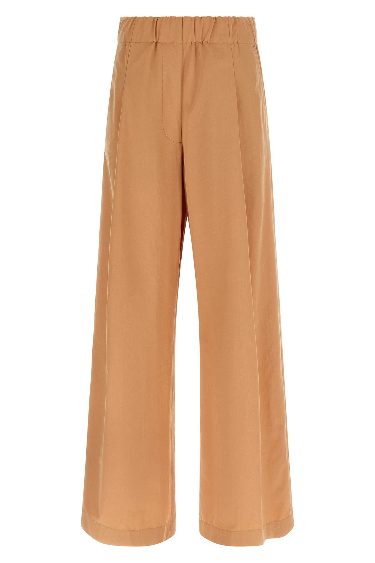 Dries Van Noten Elastic Waist Casual Pants In Brown