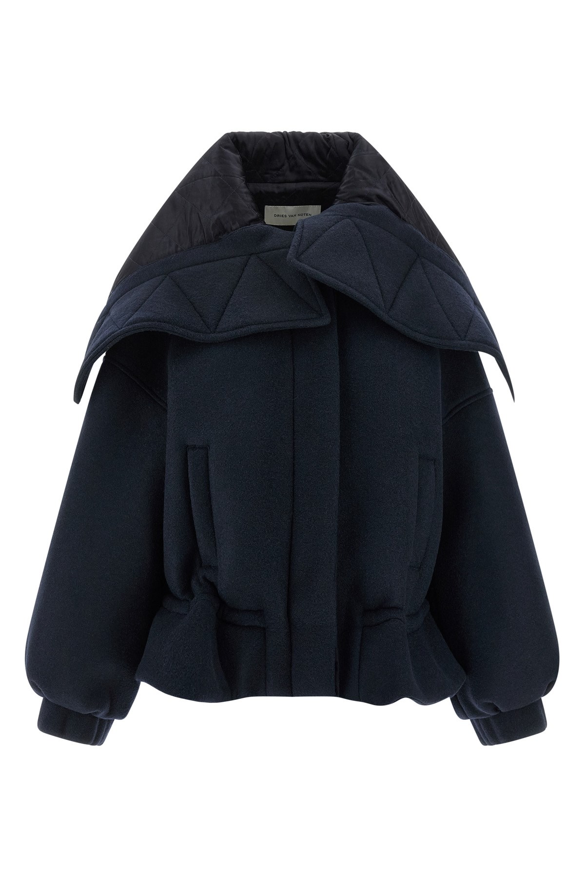 Dries Van Noten Long-sleeved Casual Jacket In Blue