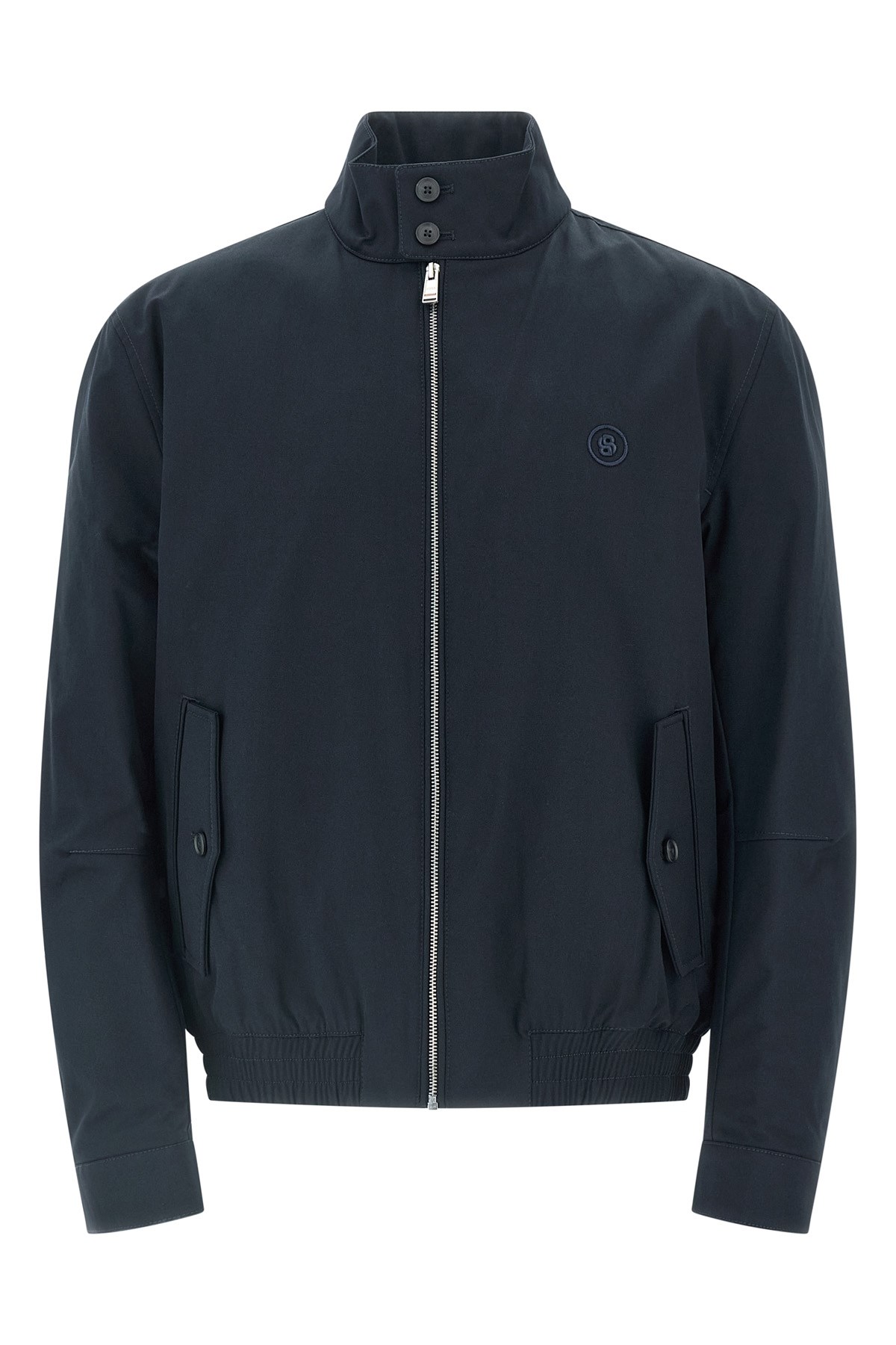 Hugo Boss Long Sleeve Casual Jacket In Blue