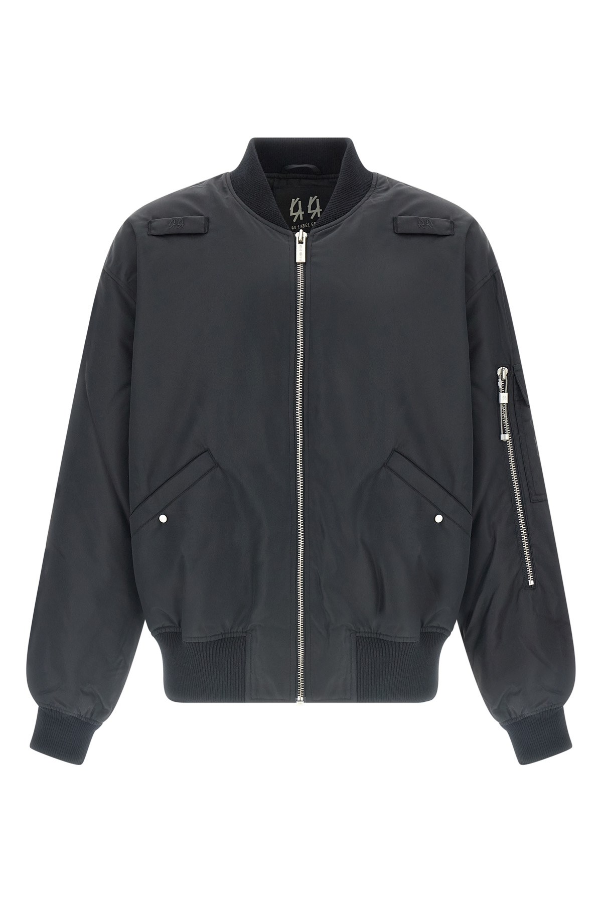 44 Label Group Profiler Bomber Jacket In Black