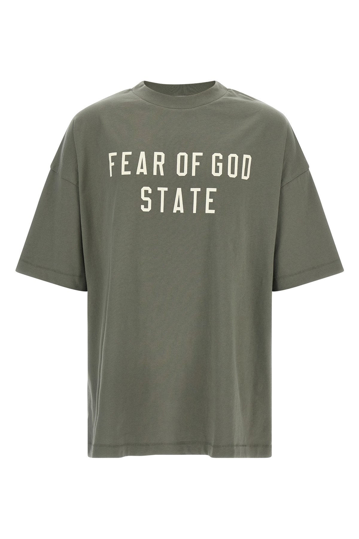 Fear Of God Essential T-shirts In Green