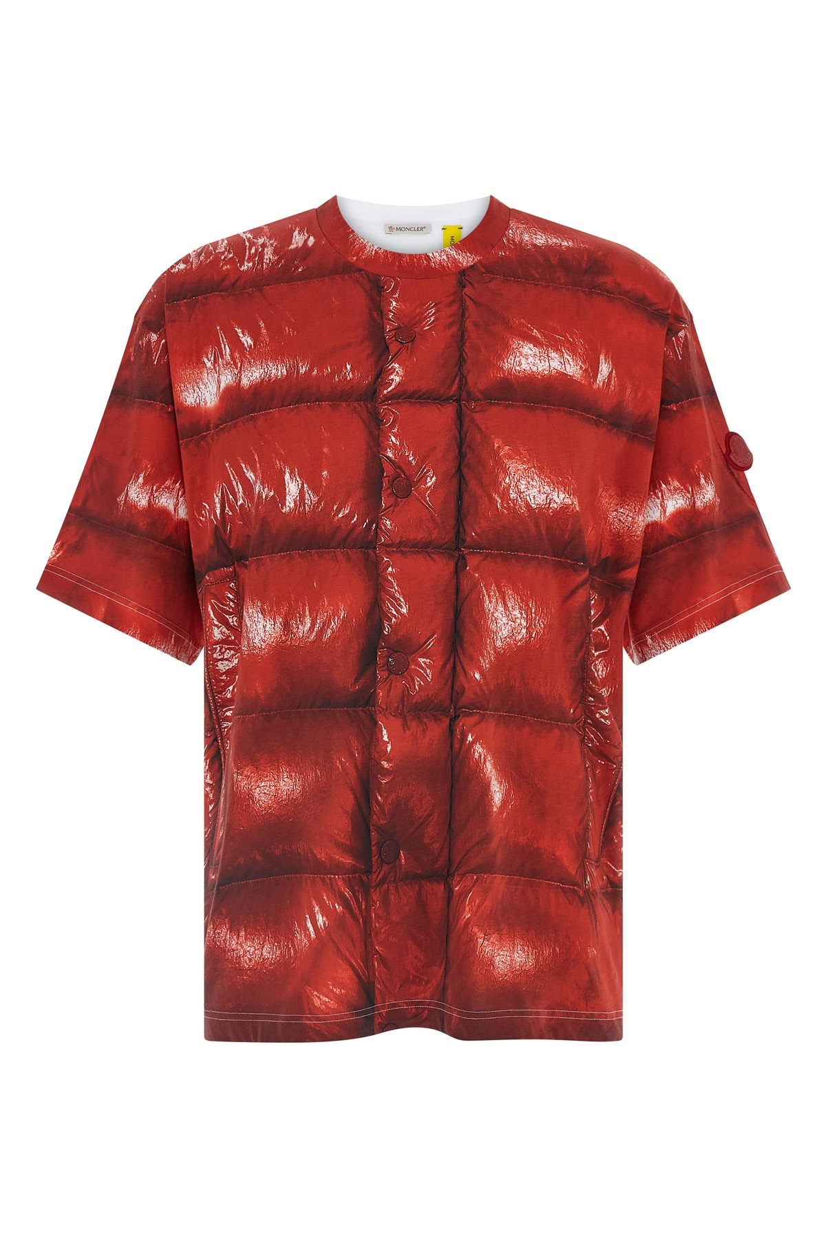 Moncler Genius Asap Rocky Collaboration Graphic T-shirt In Red