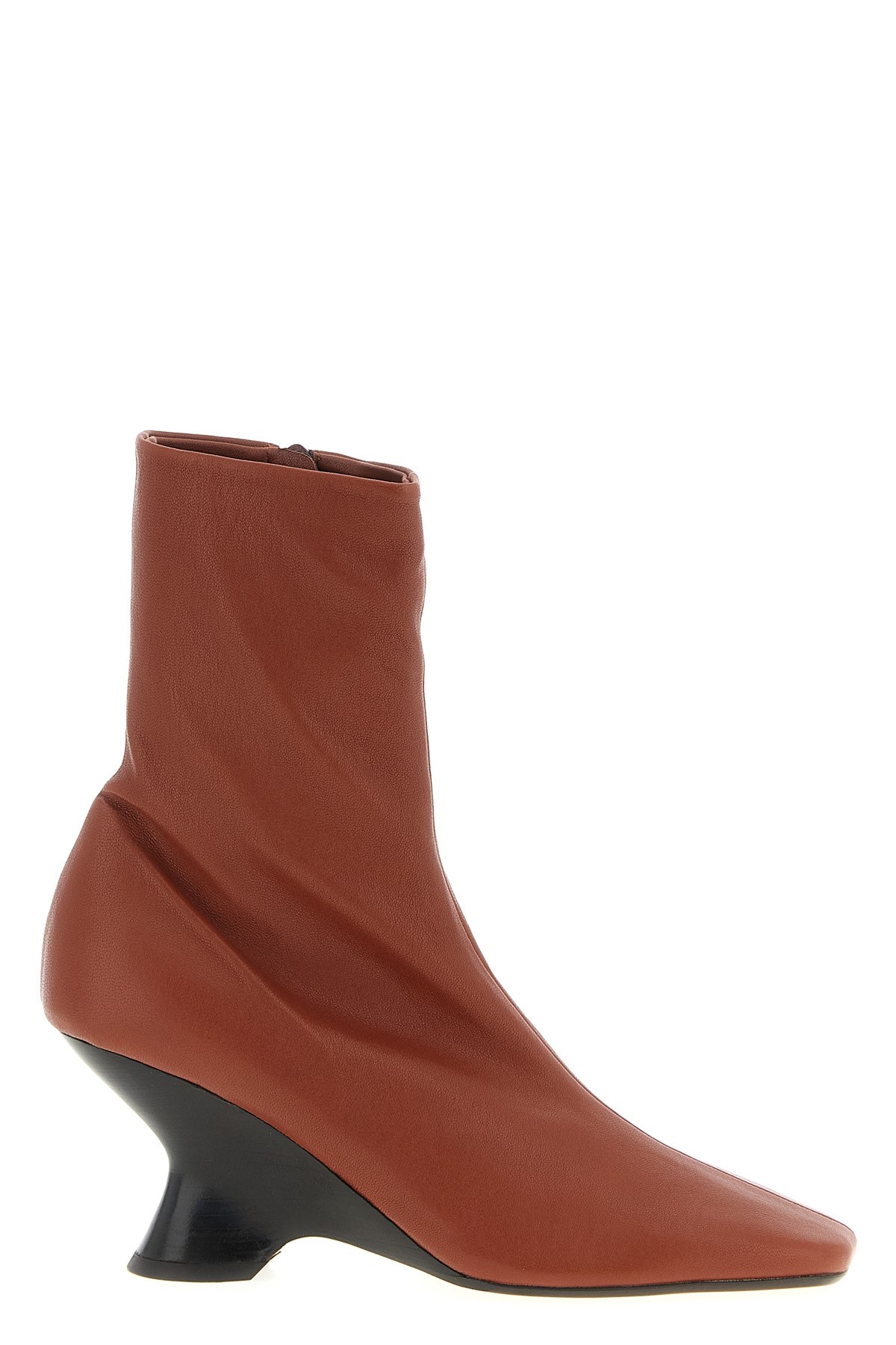 Dries Van Noten W.l Ankle Boots In Brown