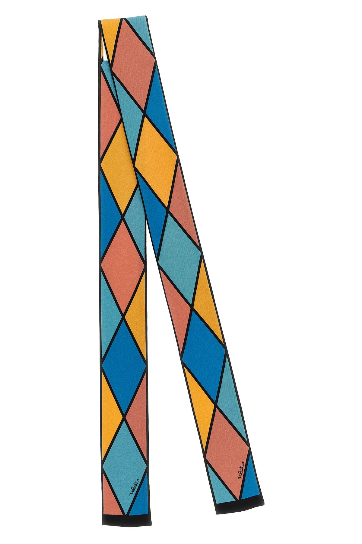 Valentino Diamond Print Scarf In Multi