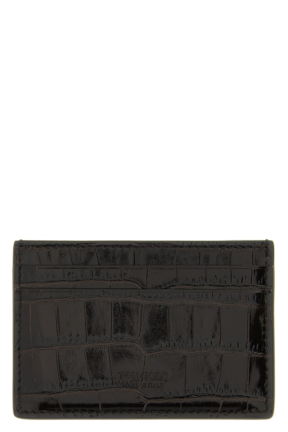 Crocodile Leather Card Holder - Size U