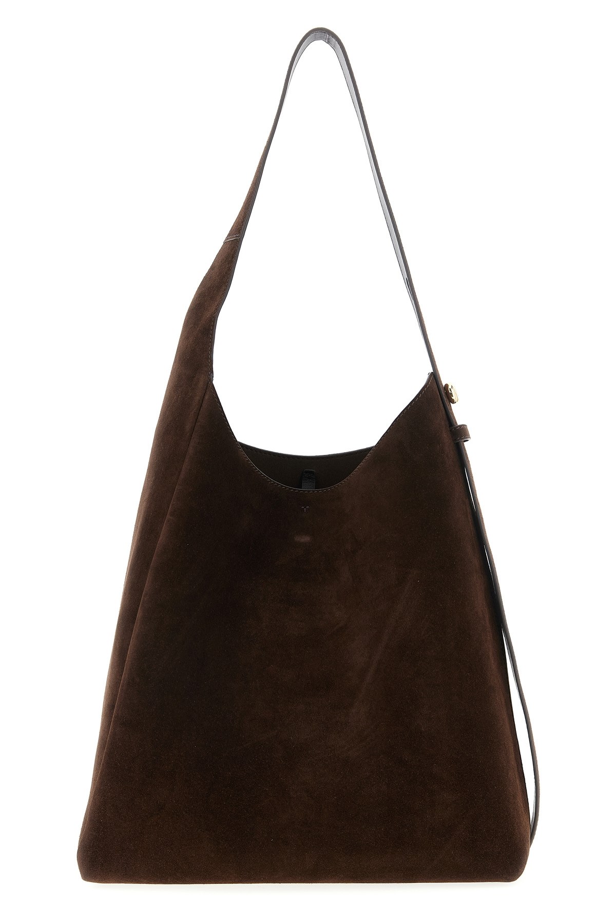 Tory Burch Romy Suede Hobo Bag Dark Cocoa In Brown