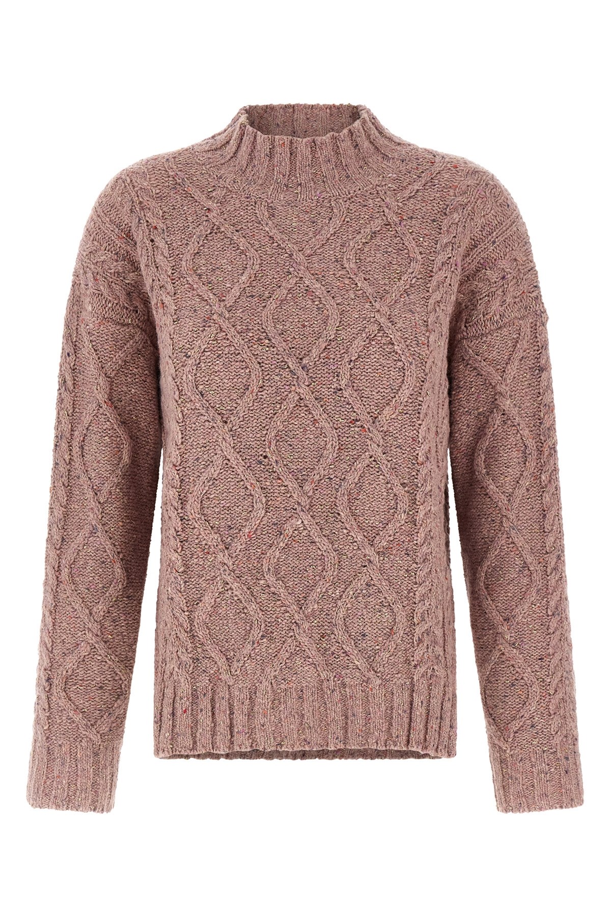Twinset Turtleneck Sweater In Pink