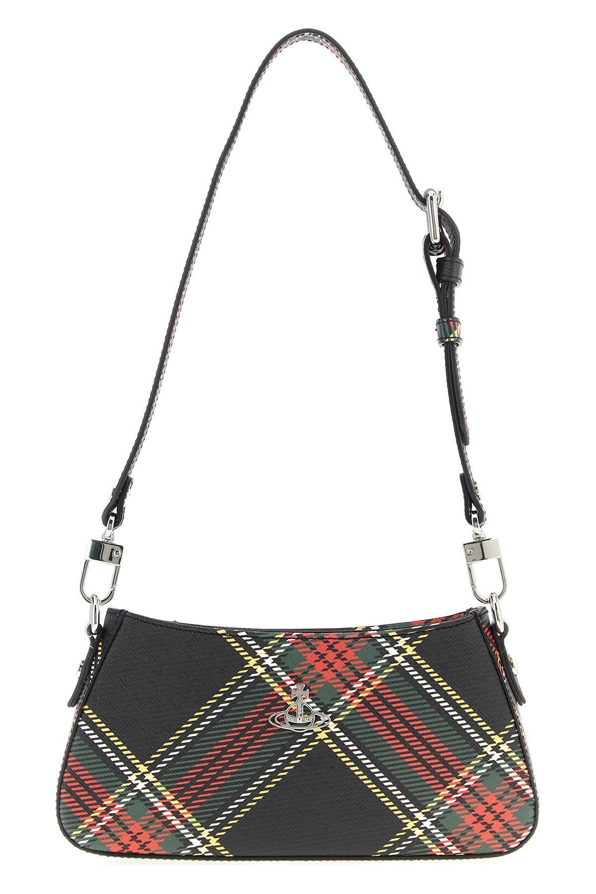 Vivienne Westwood Mens Chelsea Tartan Tasha Faux-leather Shoulder Bag In Multi
