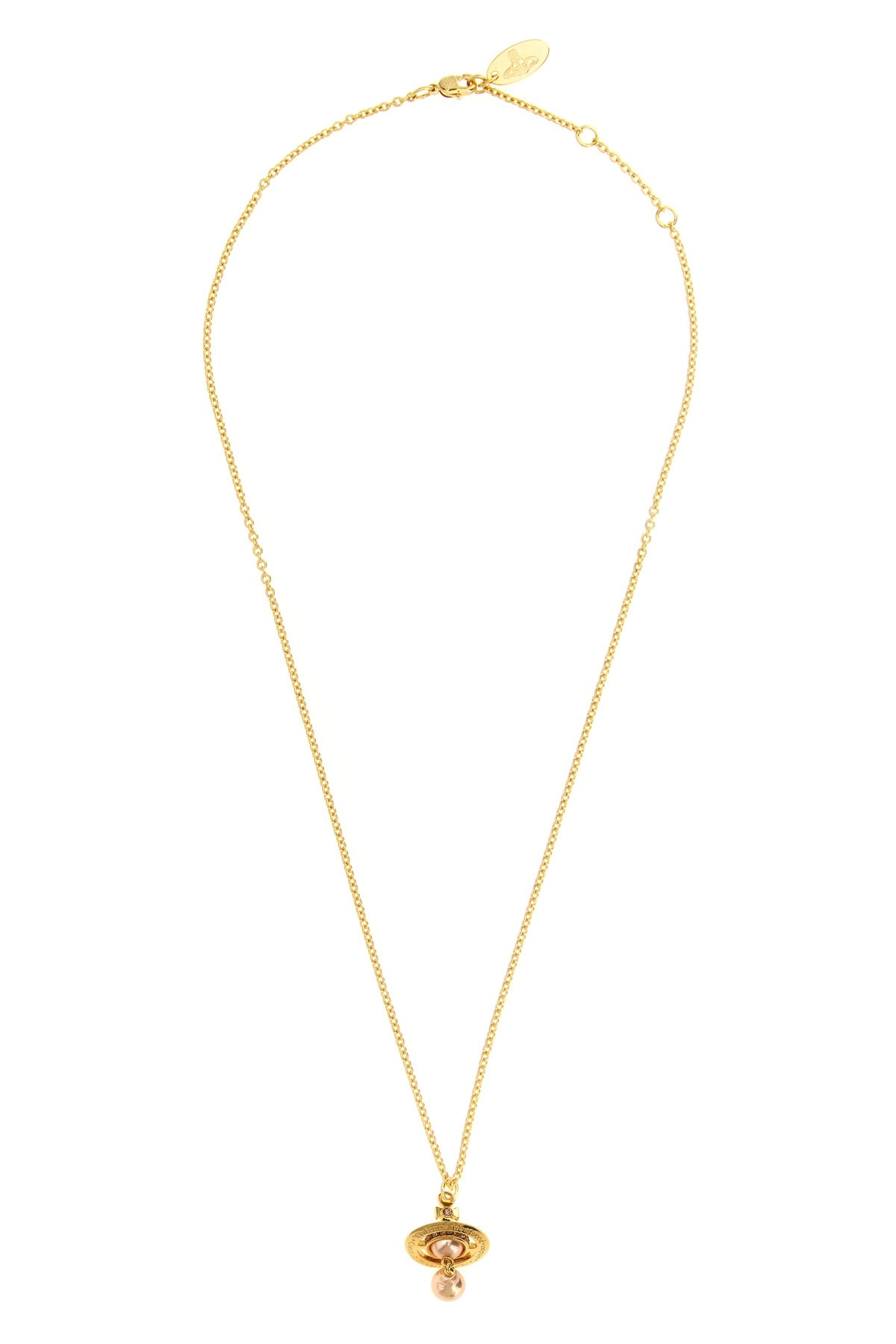 Vivienne Westwood Aleksa Pendant Necklace In Gold