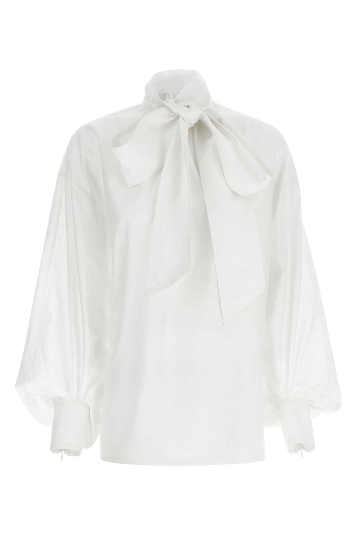 Zimmermann 'hypnotic Pussybow' Blouse In White