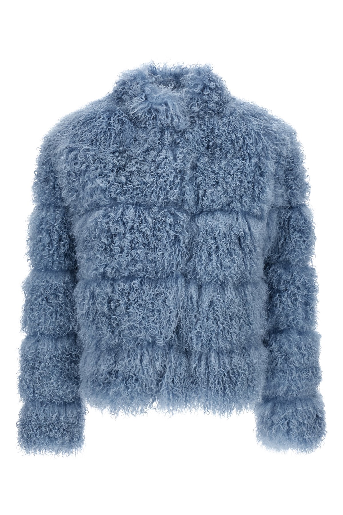 Simonetta Ravizza Shearling Jacket In Blue