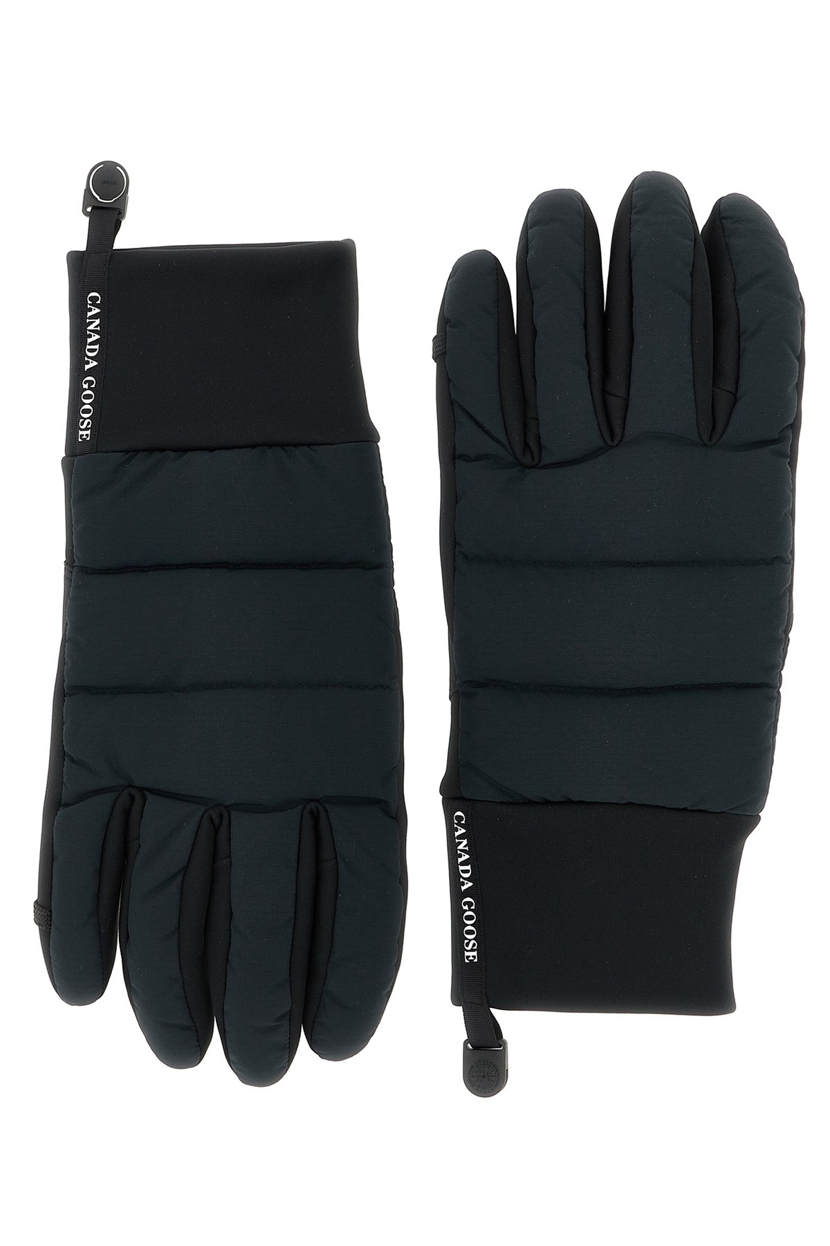 Canada Goose Insulated Gloves Featuring Elasticated Cuffs In Black