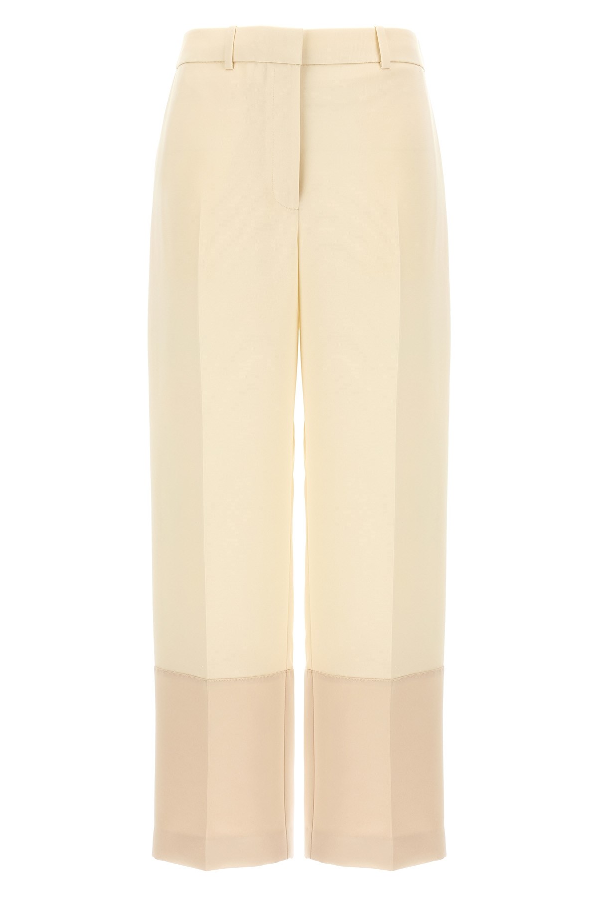 Tory Burch Cropped Pants In White