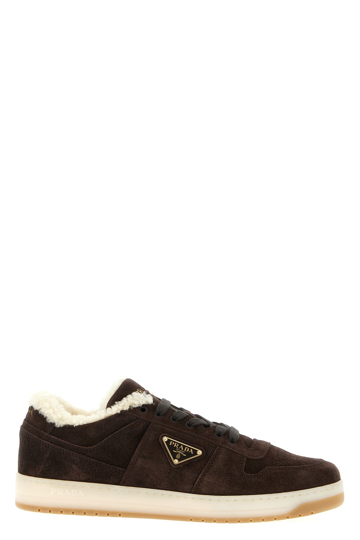 Prada Downtown Low-top Sneakers In Animal Print