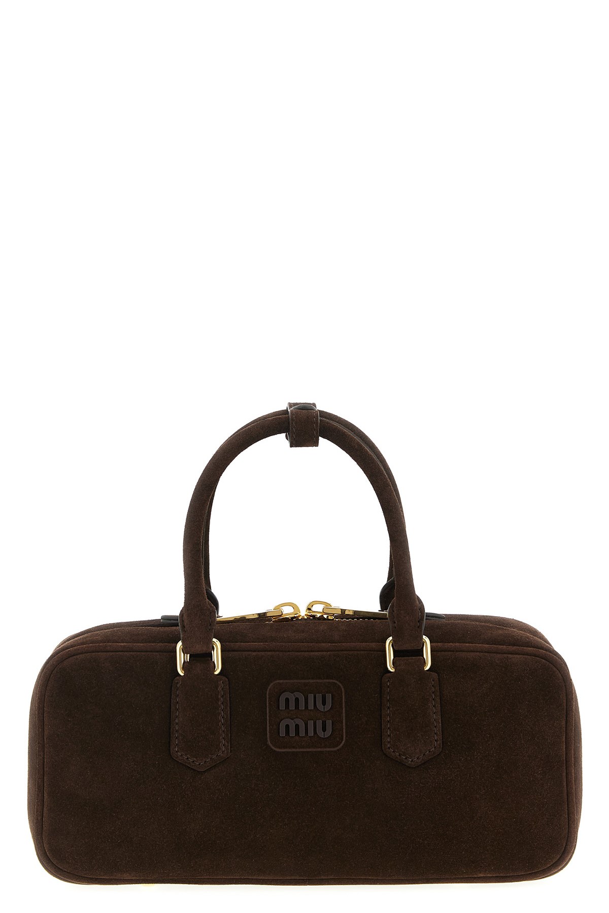 Miu Miu 'arcadie' Large Handbag In Brown