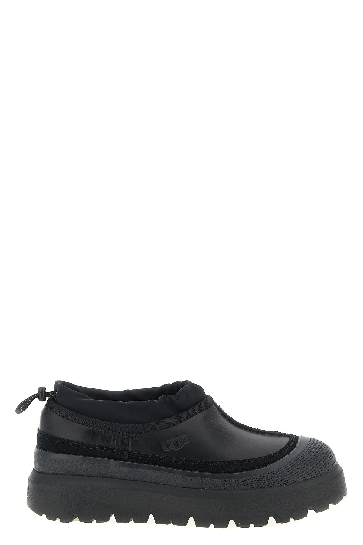 Ugg Tasman Weather Hybrid Platform Loafers In Black