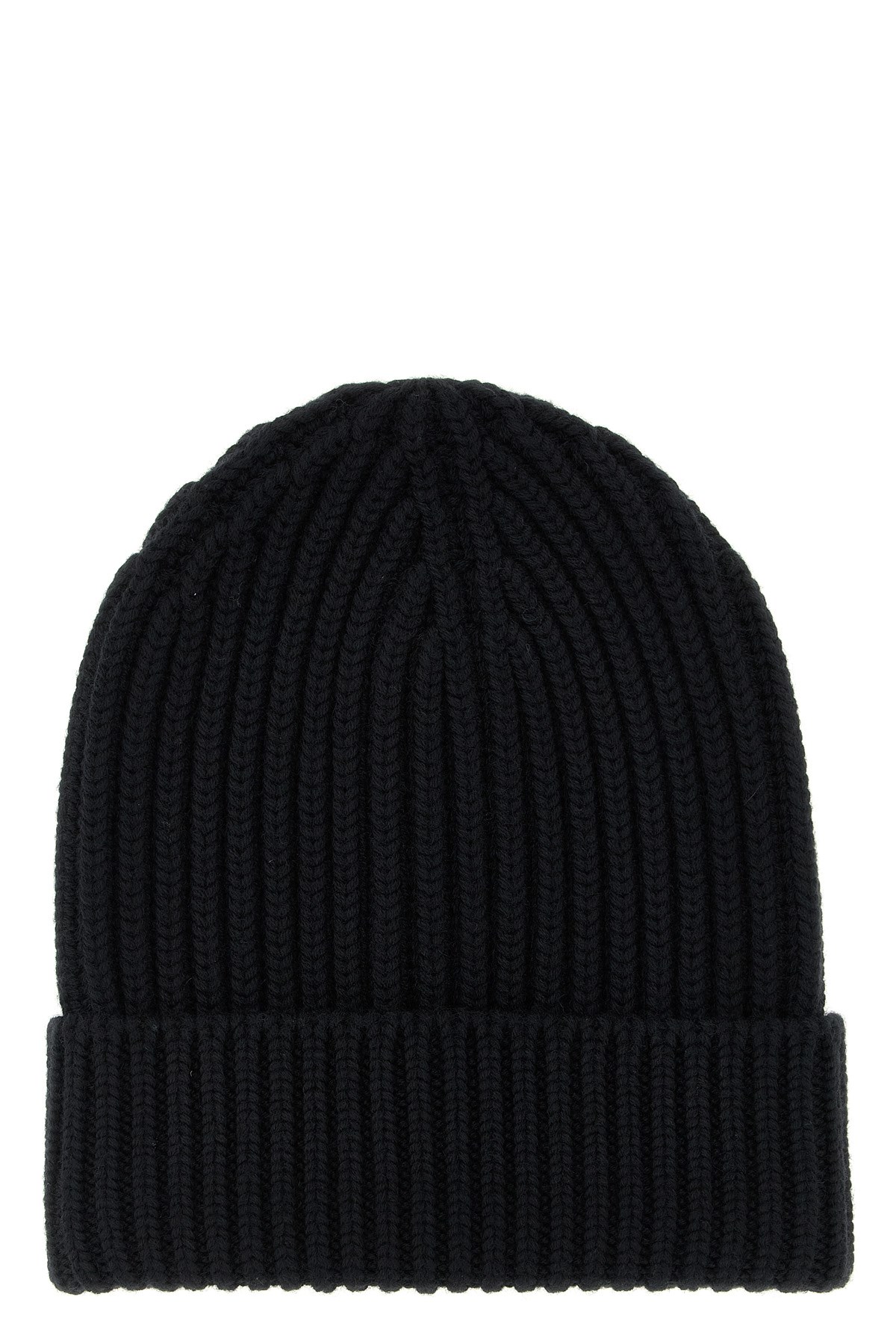 Dolce & Gabbana Wool Beanie Hats Black In Black