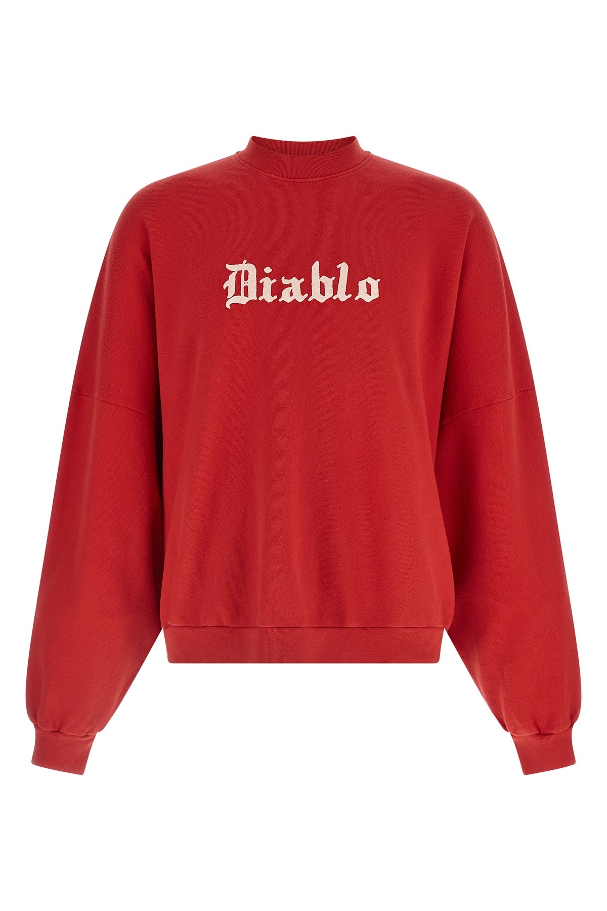 Willy Chavarria Diablo Hooligan Sweatshirt In Red