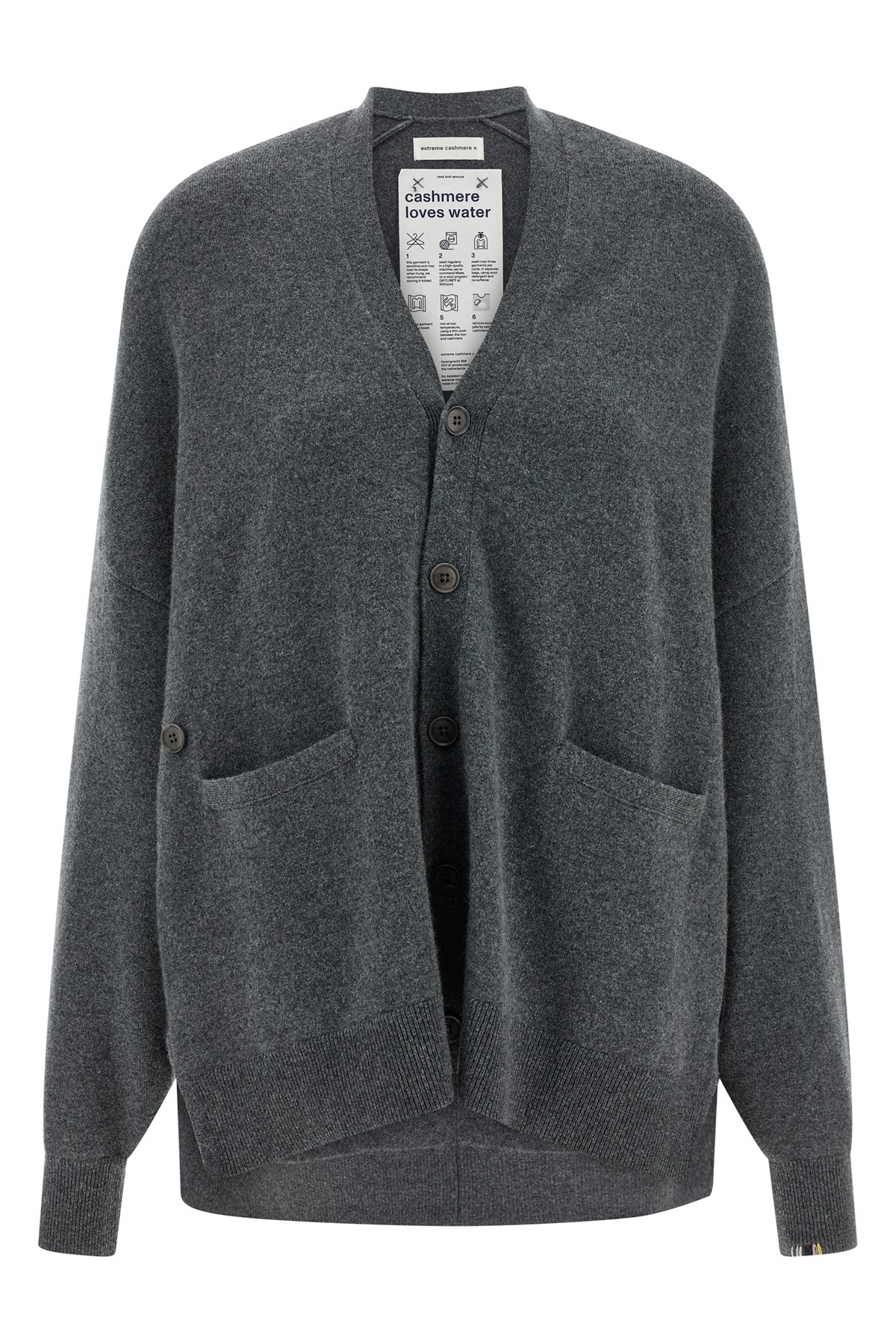 Extreme Cashmere N.24 Tokio Cardigan In Gray