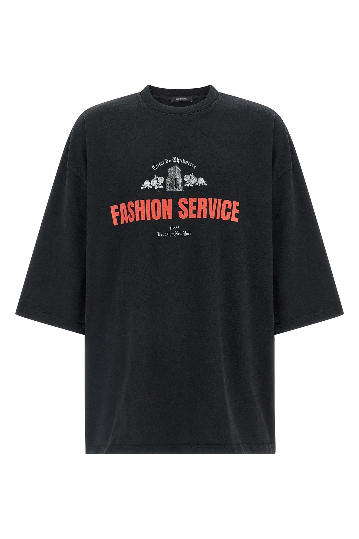 Willy Chavarria Casa De Chavarria Buffalo T-shirt Black In Black