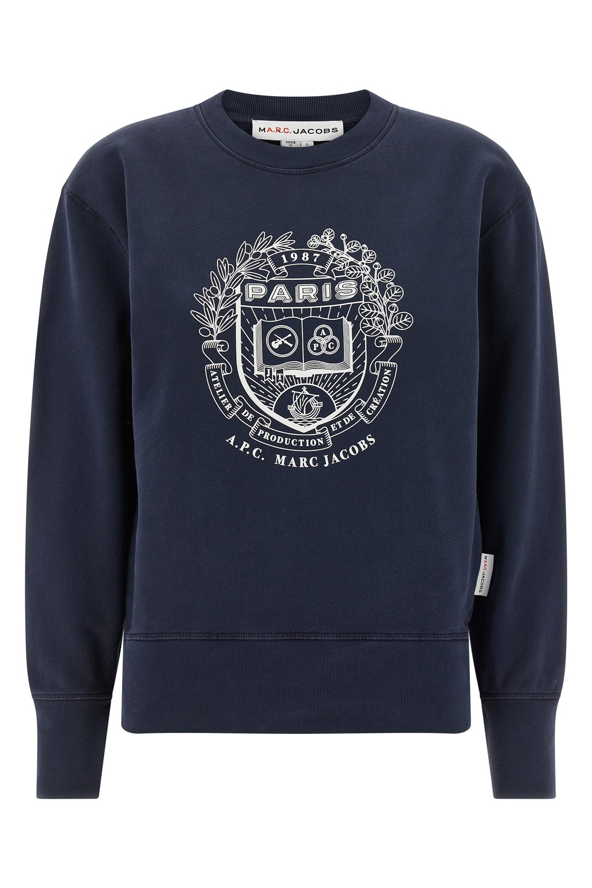 Apc A. P.c. 'paris'  Capsule Sweatshirt For Marc Jacobs In Blue