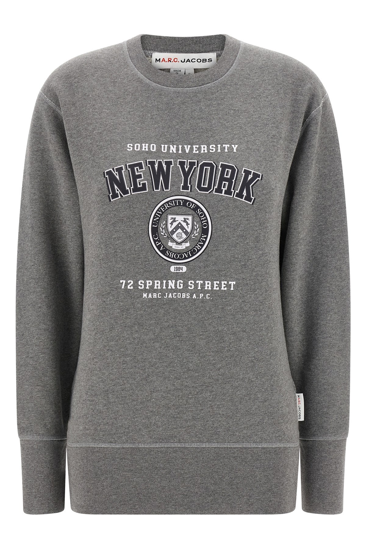 Apc Ny Sweatshirt Gray In Gray