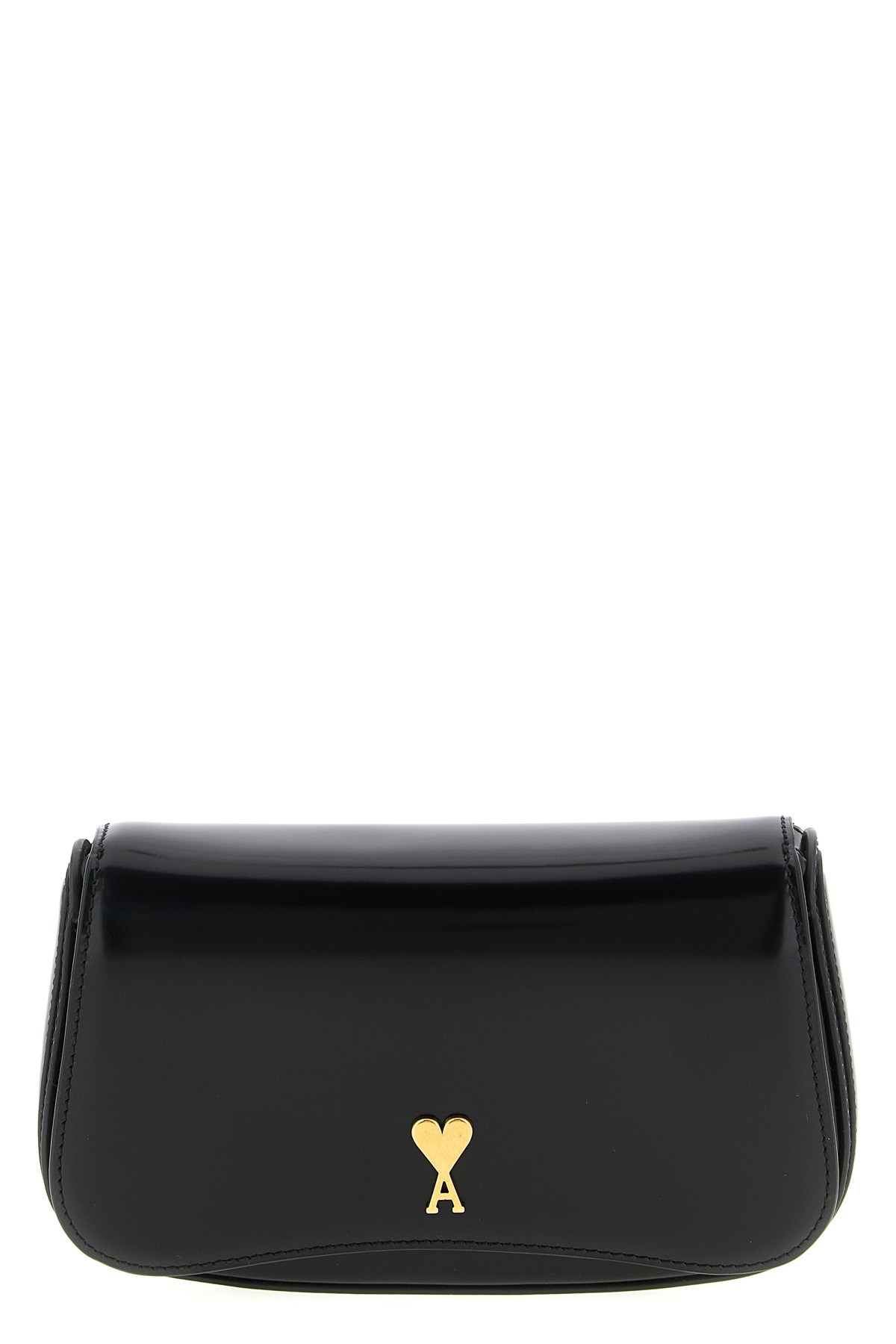 Ami Alexandre Mattiussi 'paris Paris' Small Crossbody Bag In Black