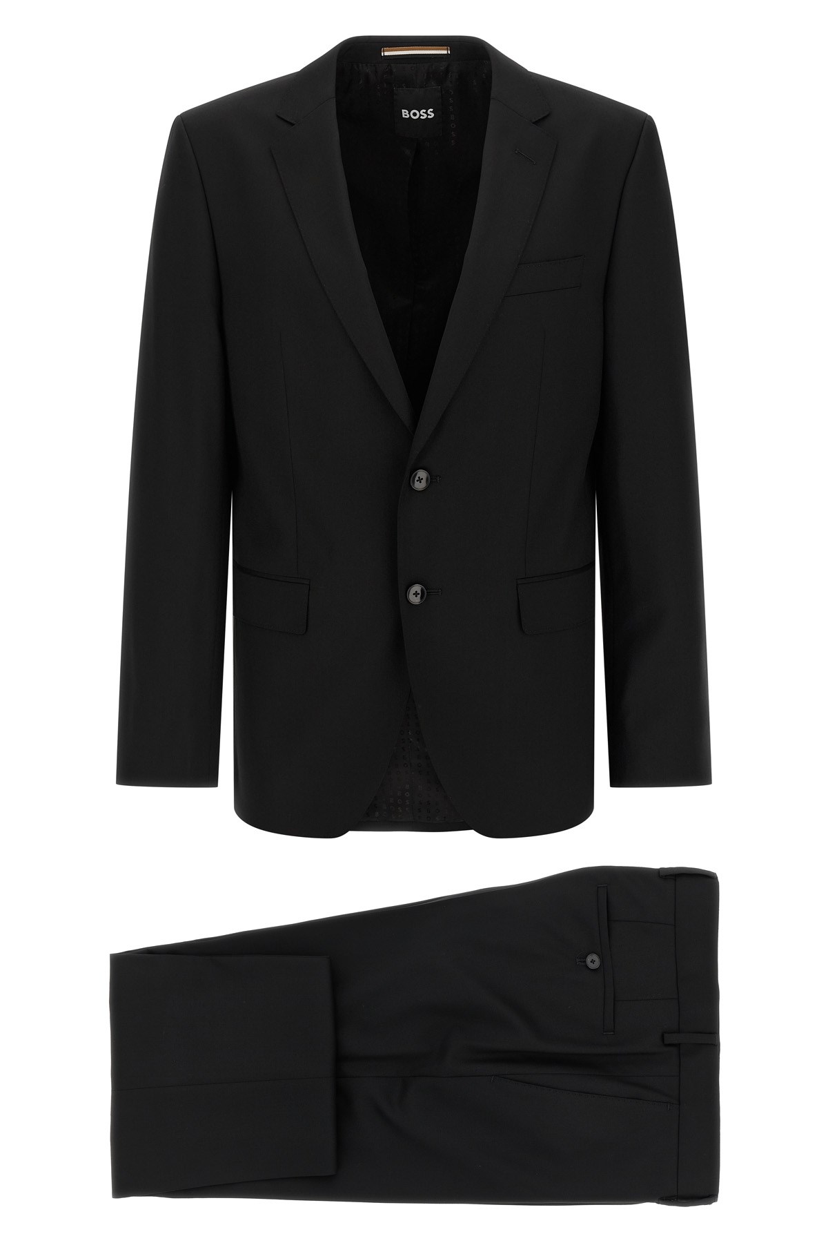 Hugo Boss Button Single-breasted Suit In Black