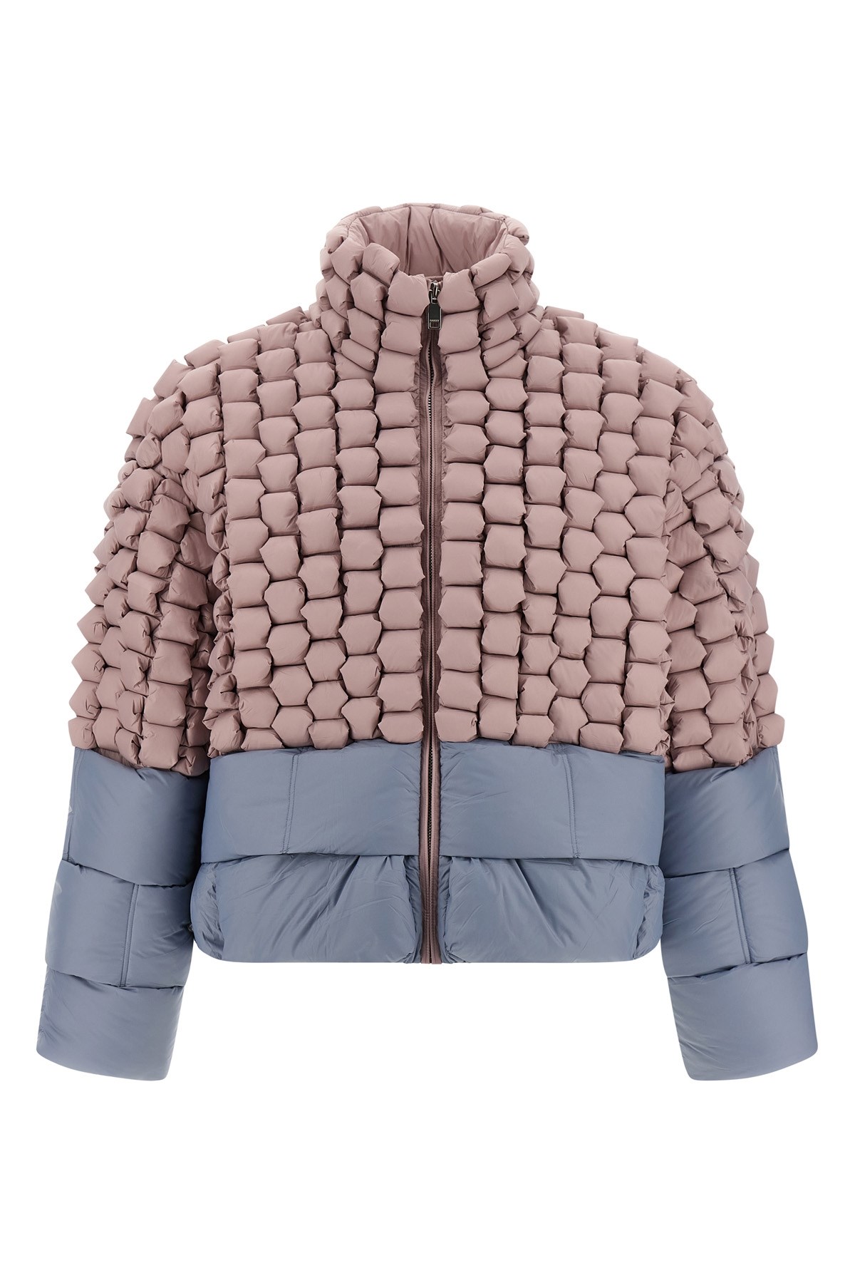 Raxxy Pink Polyamide Down Jacket In Pink