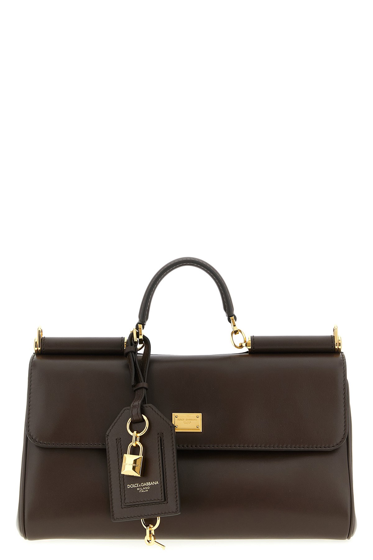 Dolce & Gabbana My Sicily Medium Tote Bag With Handle In Brown