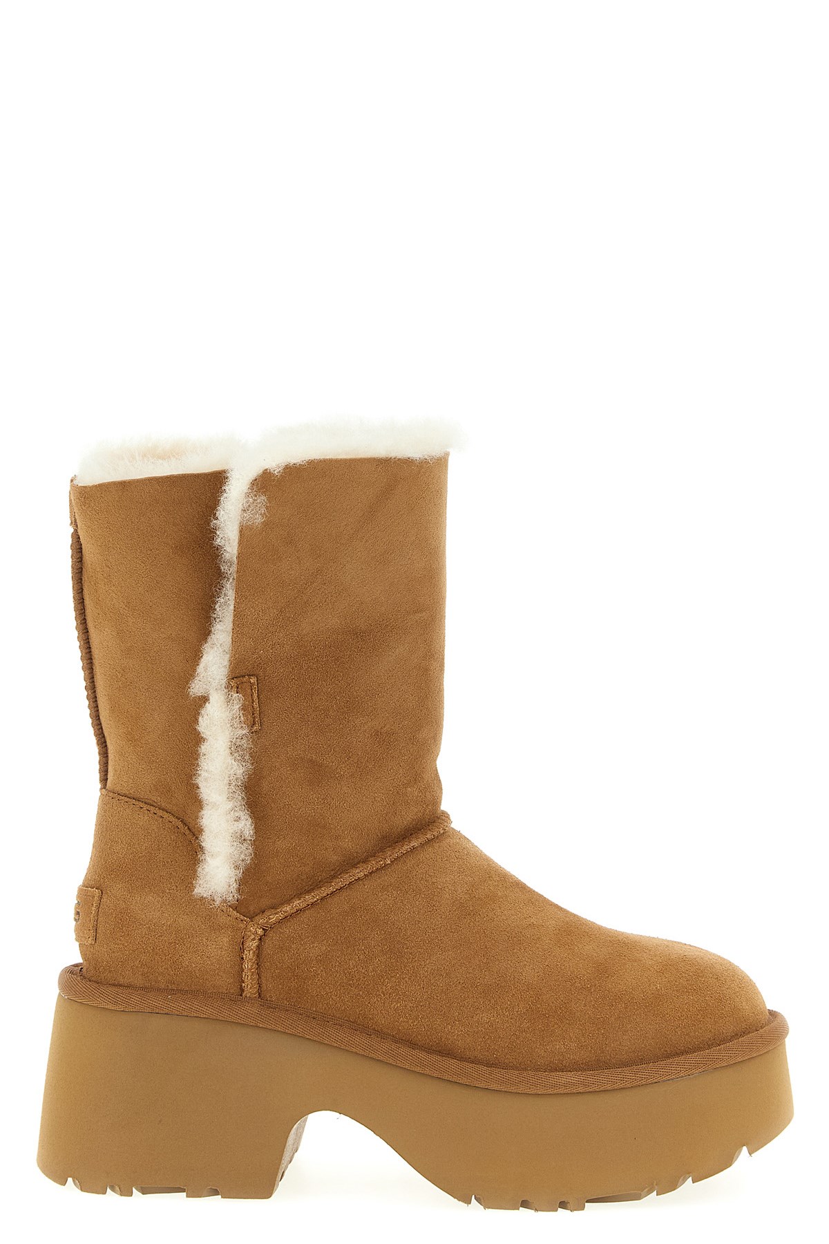 Ugg Camel Suede Esmee Boots In Brown
