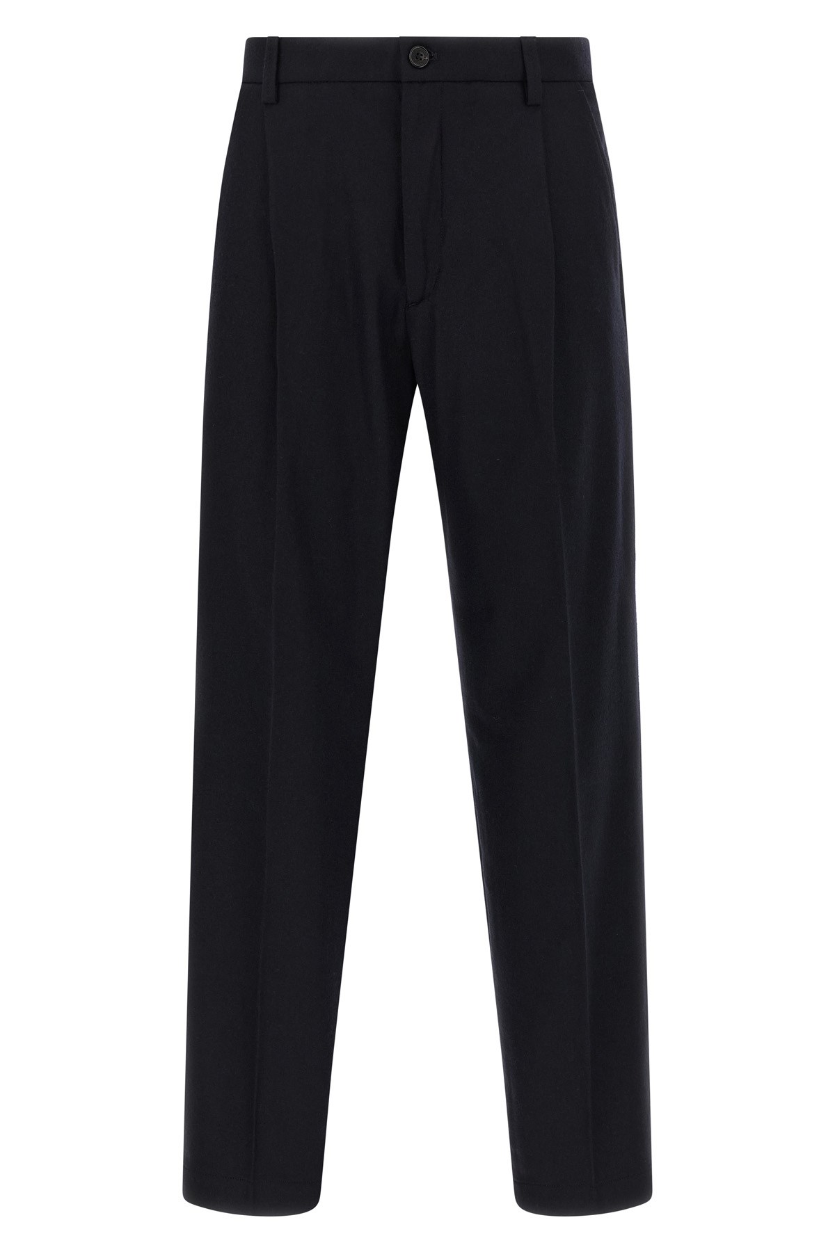 Department Five Gin Pintucks Trousers In Blue