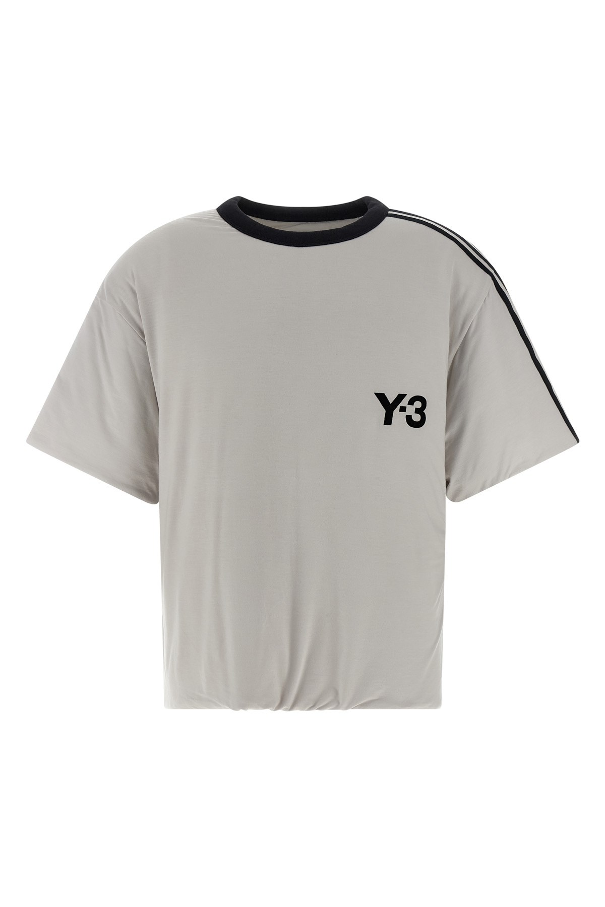 Y-3 Padded T-shirt In Gray