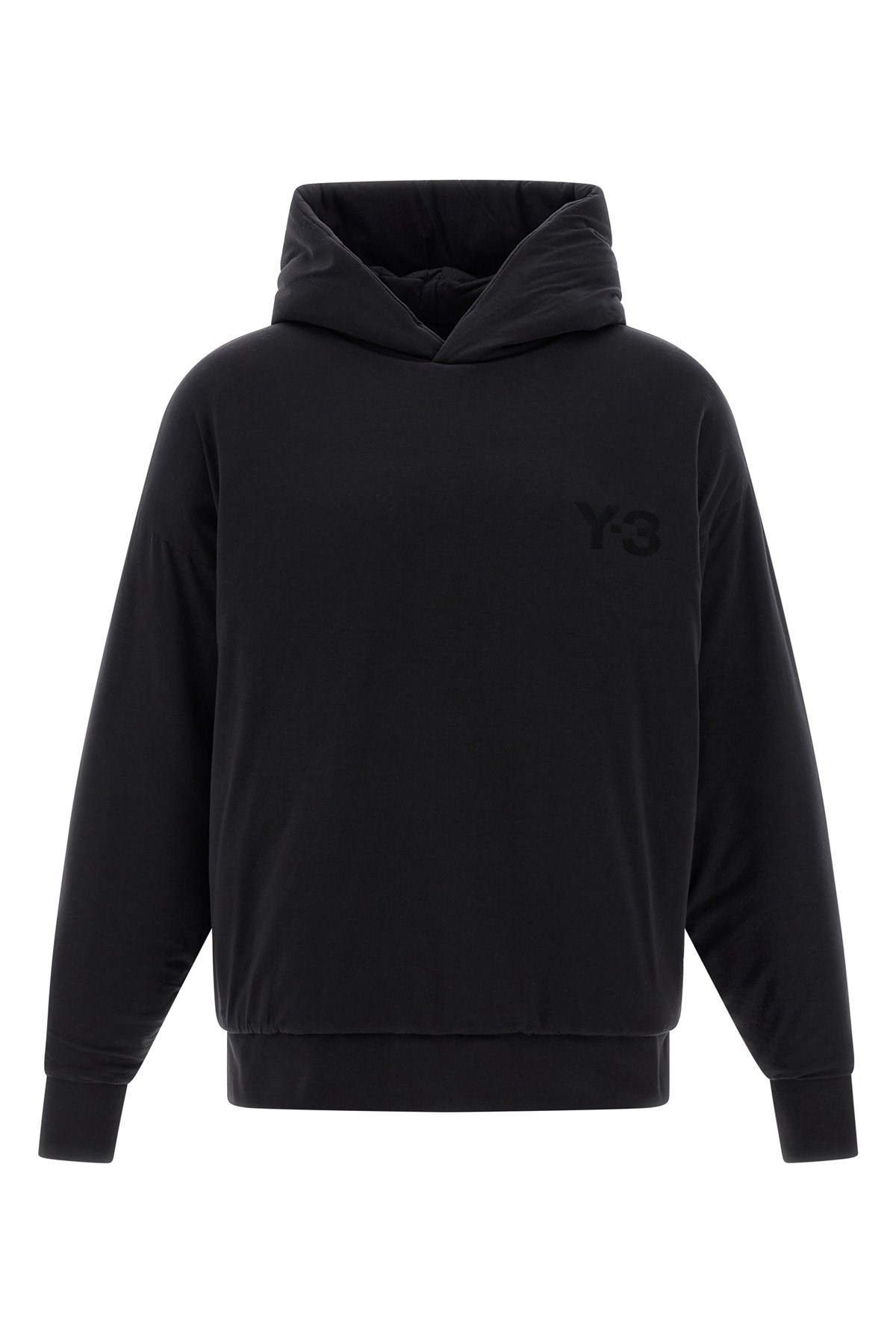 Y-3 Padded Hoodie With Hood And Long Sleeves In Black