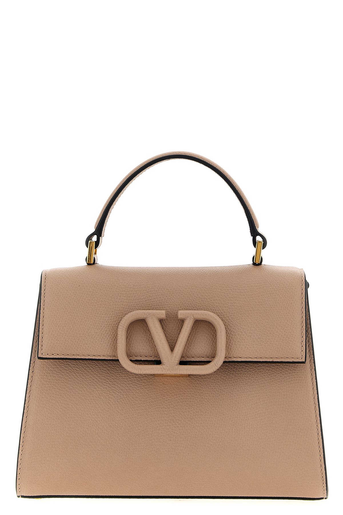 Valentino Small Vsling Handbag Top Handle In Pink