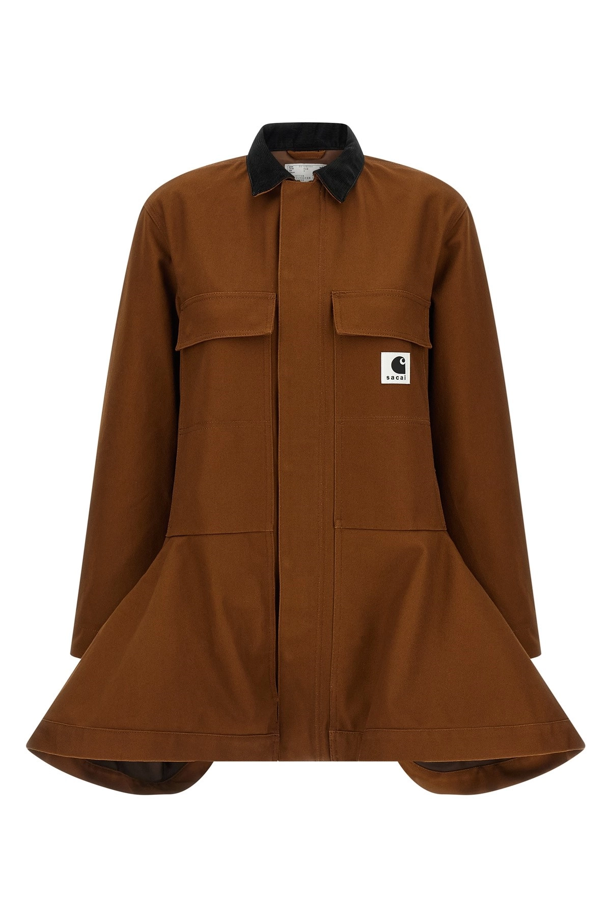 Sacai Sacai x carhartt wip capsule peplum jacket available on