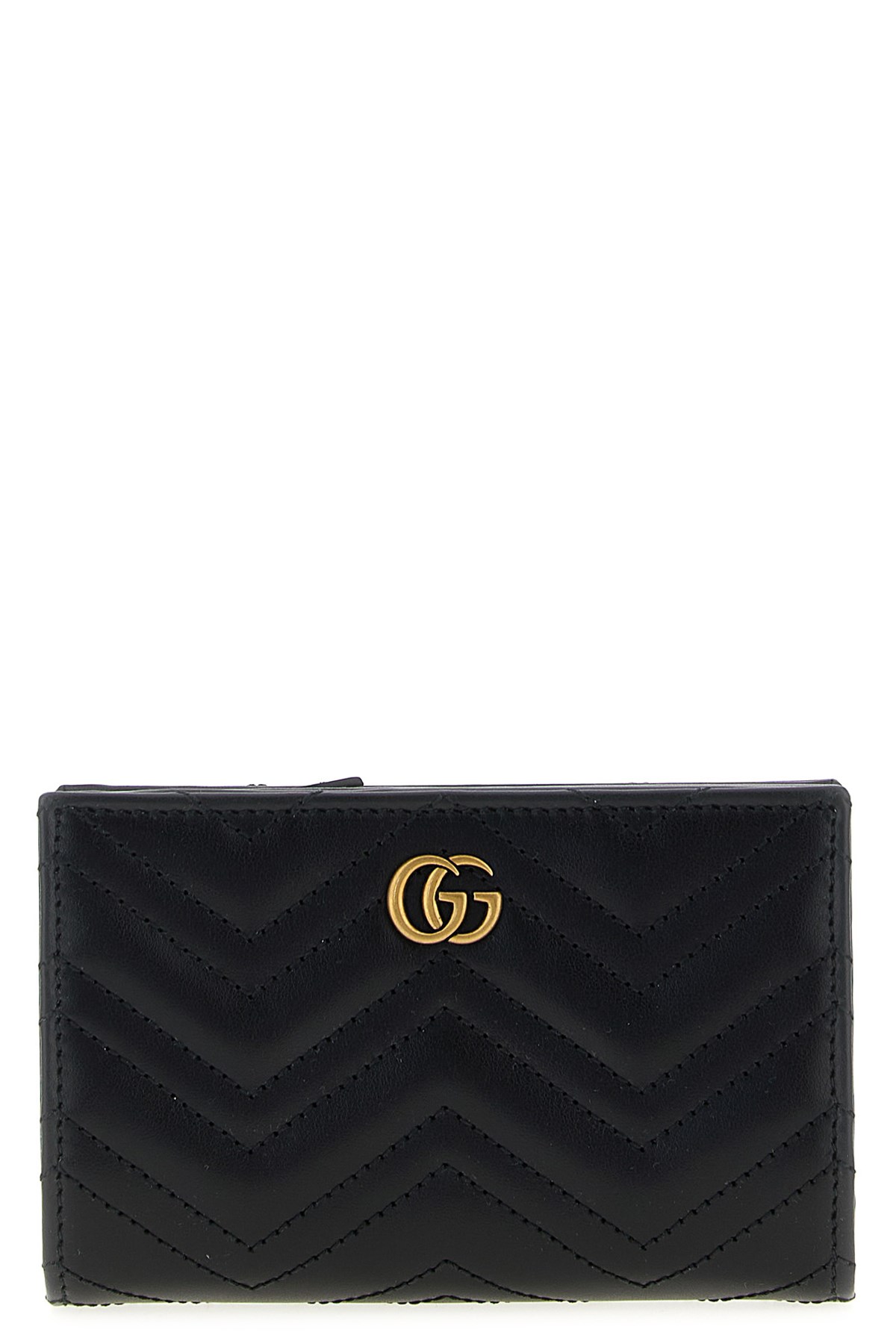 Gucci 'gg Marmont' Wallet In Black